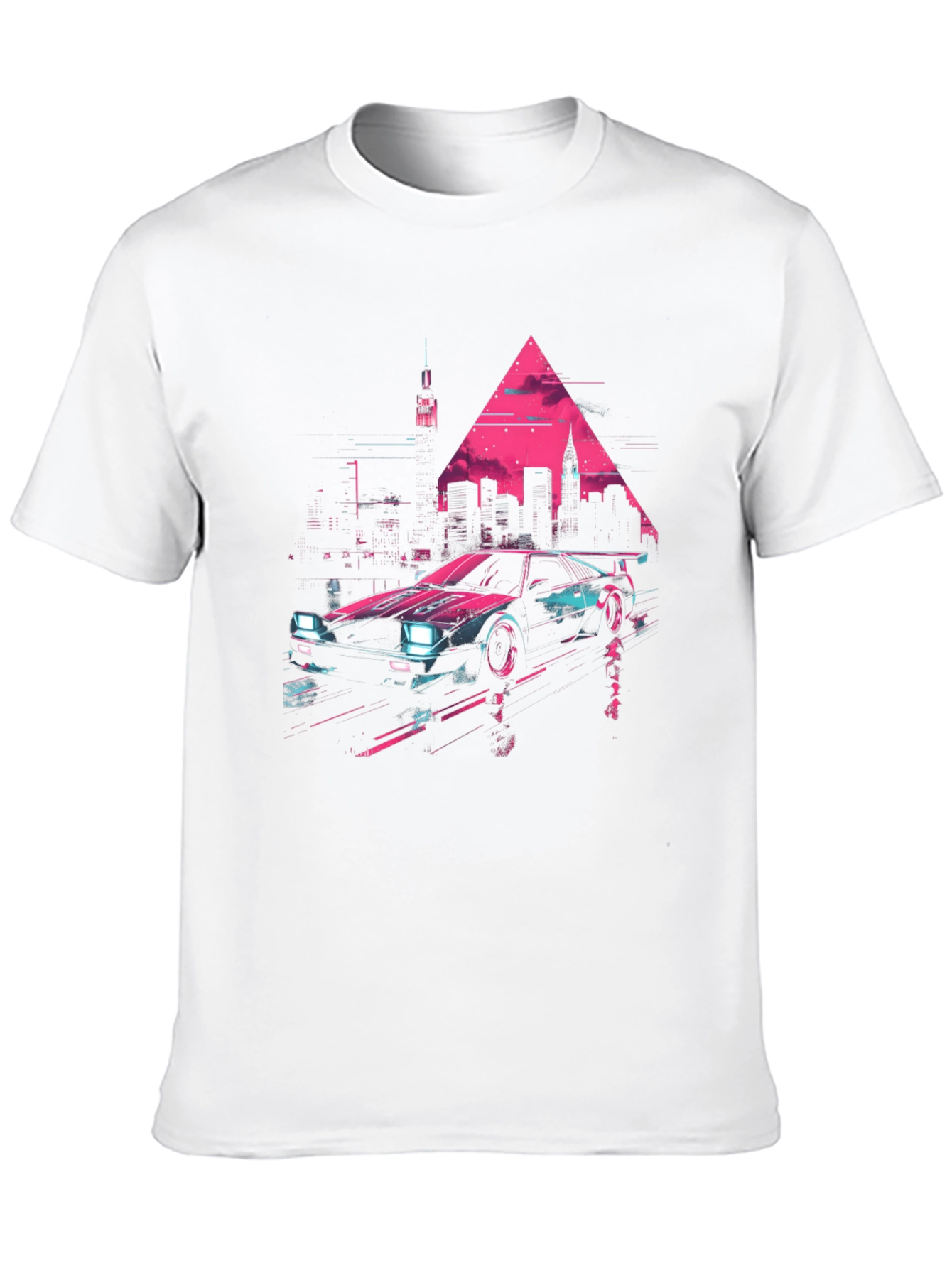 Retro Wave Car Graphic T-Shirt