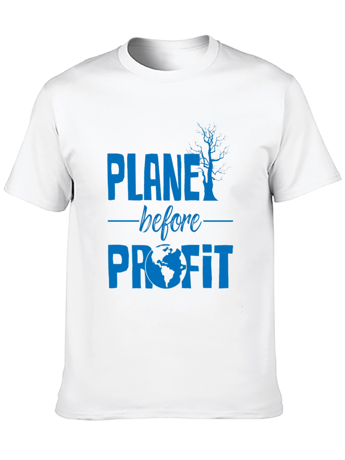 Planet Before Profit Graphic Tee - Eco Conscious