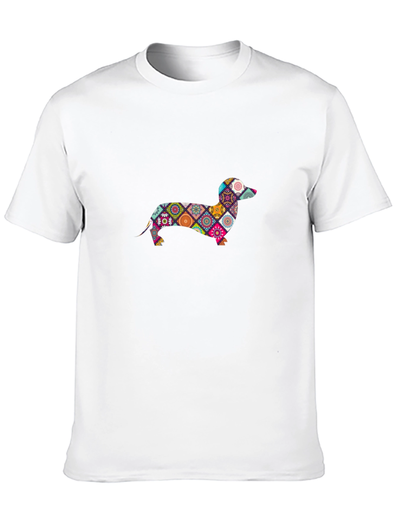 Dachshund Patchwork Graphic Tee