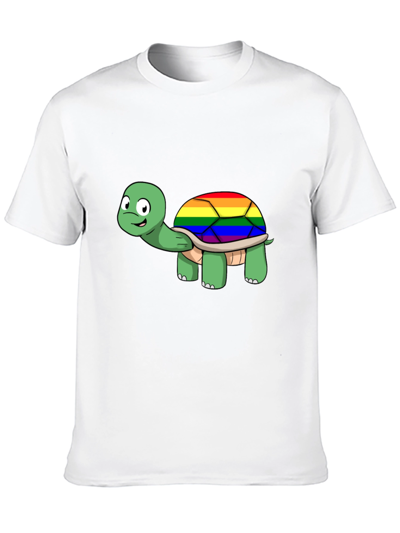 LGBT Rainbow Turtle Graphic T-Shirt