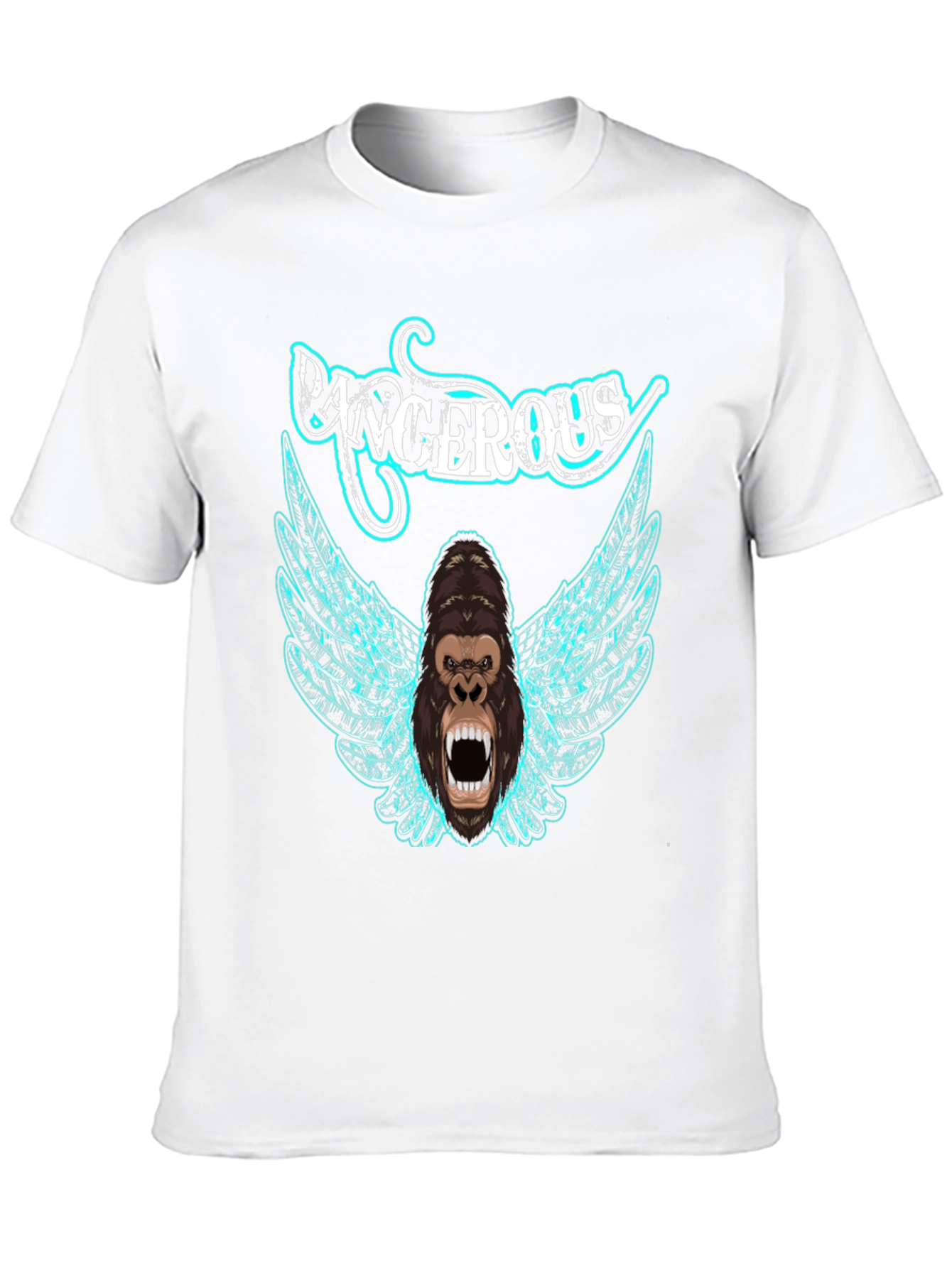 Dangerous Gorilla Graphic Tee - Black T-Shirt