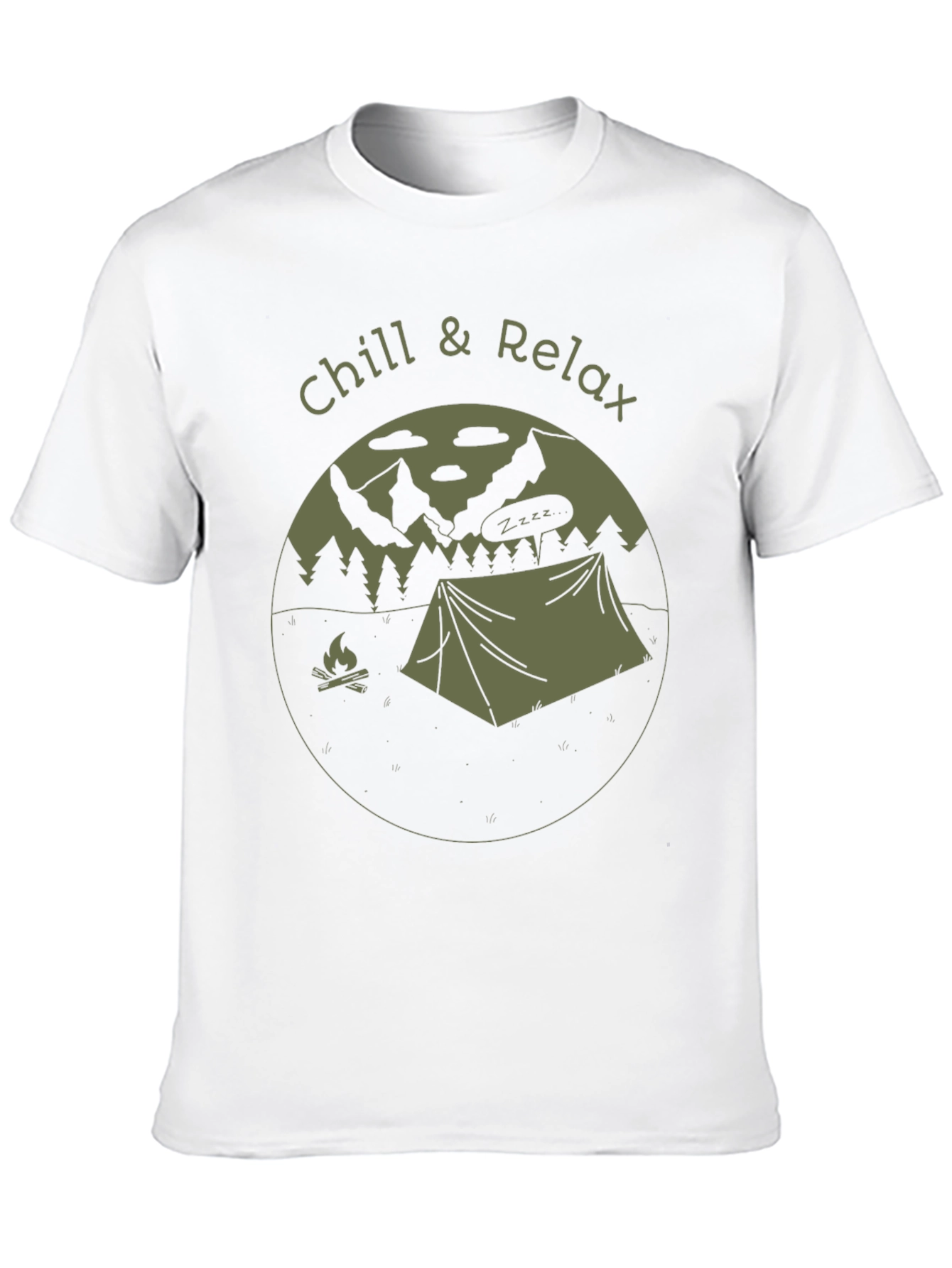 Chill & Relax Camping Graphic T-Shirt