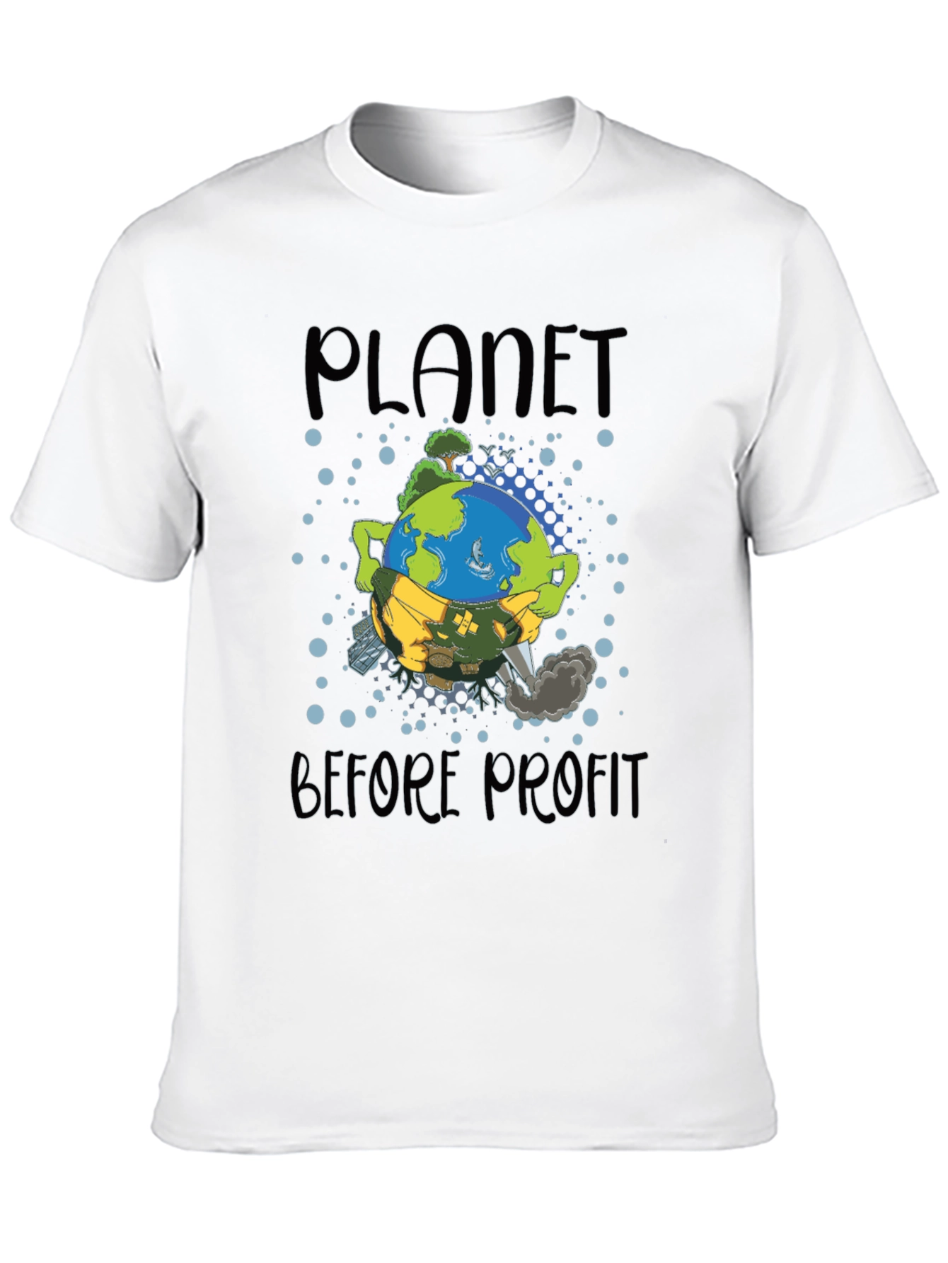 Planet Before Profit Graphic Tee - Eco-Conscious Fashion