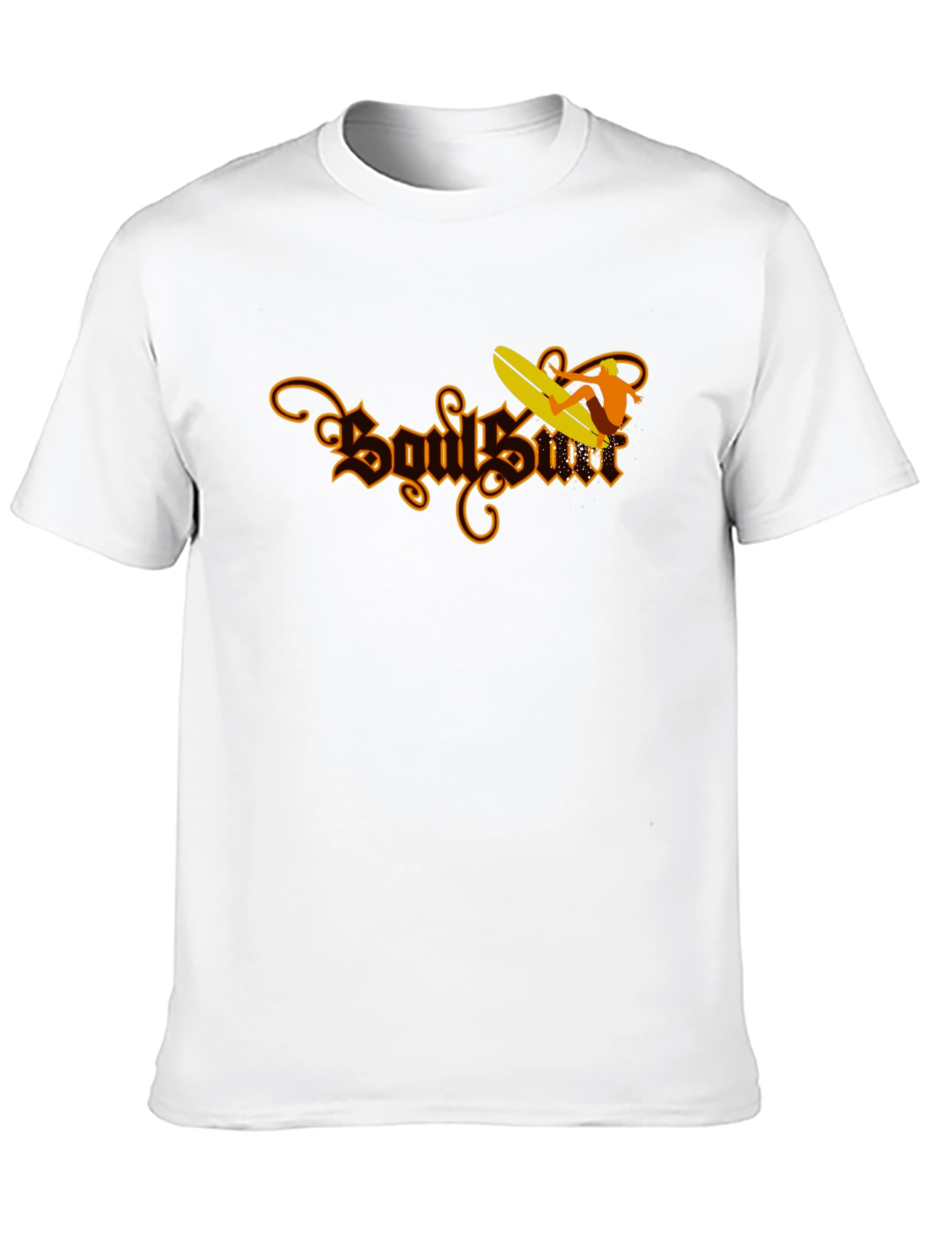 Soul Surf Graphic T-Shirt - Black Cotton Tee