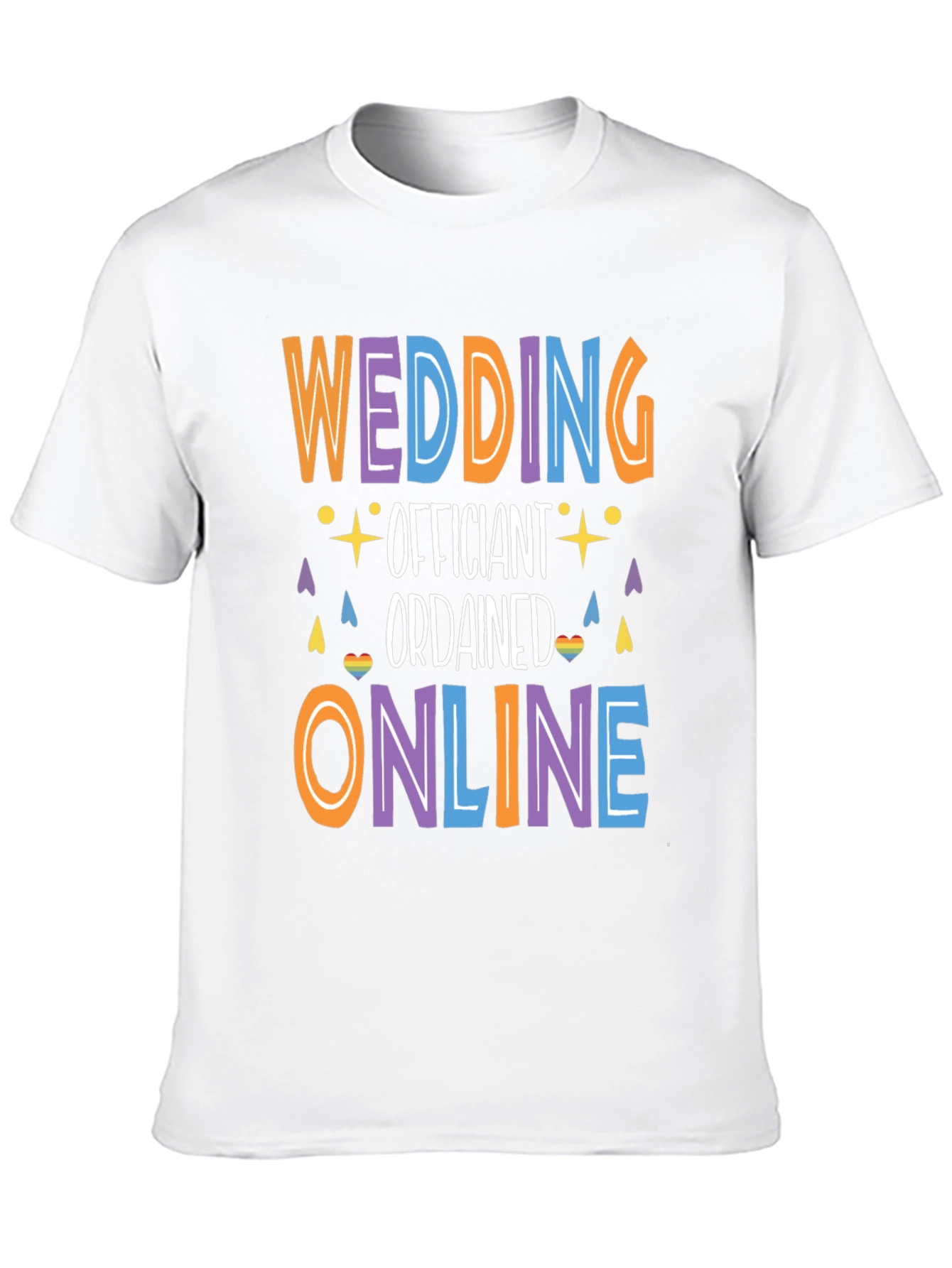 Wedding Officiant T-Shirt - Ordained Online