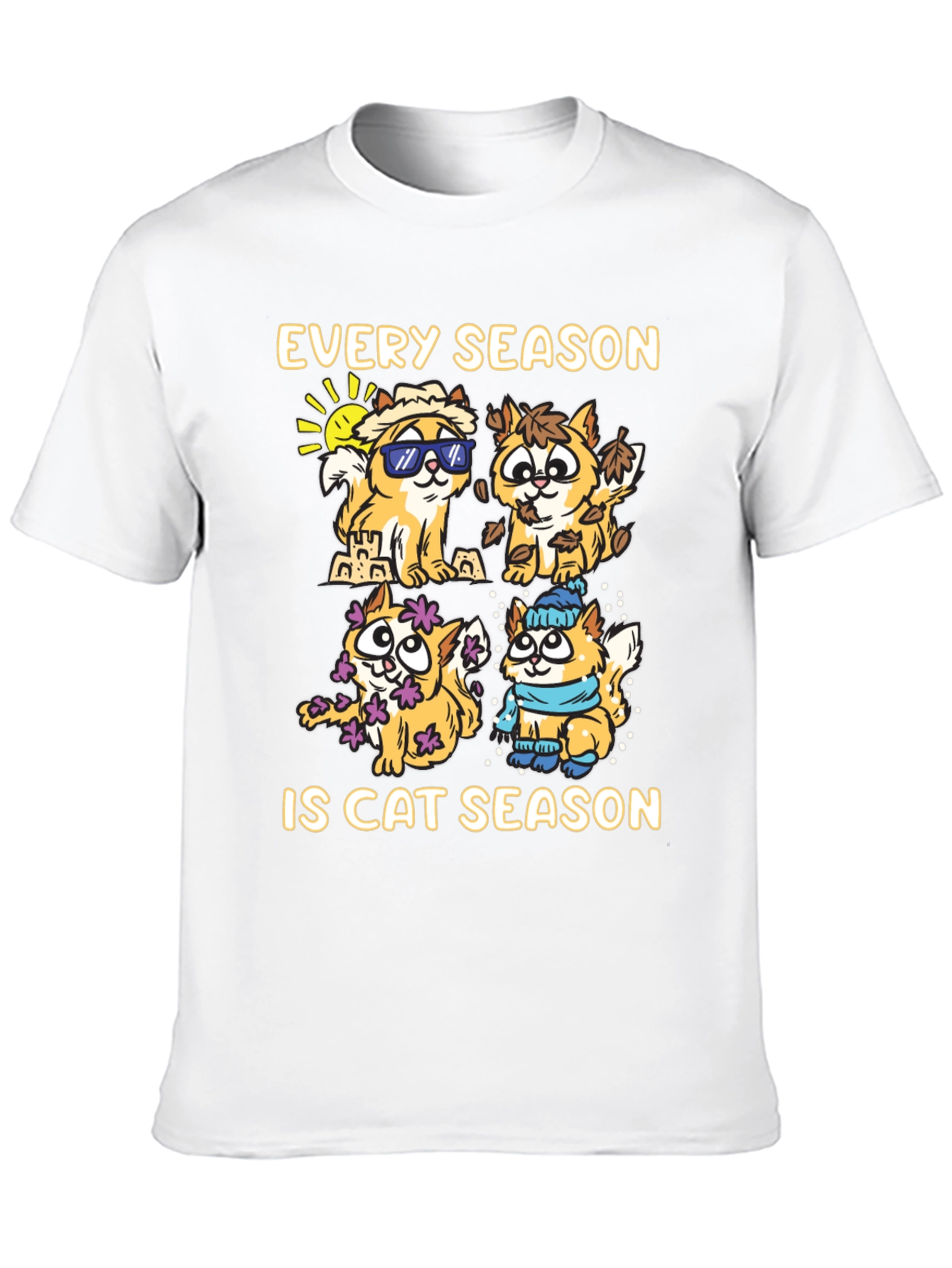 Every Season Is Cat Season T-Shirt
