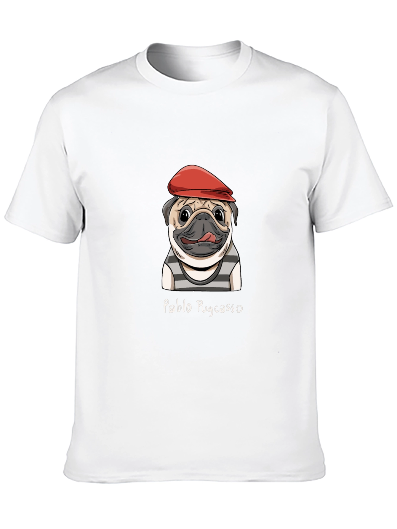 Pablo Pugcasso Tee - Artistic Dog T-Shirt