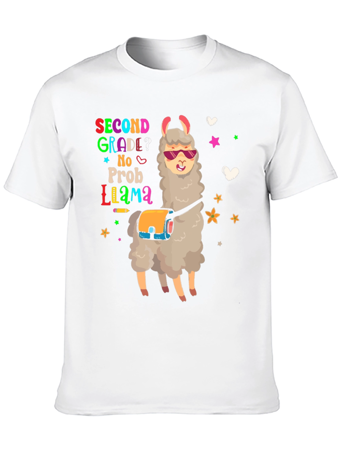 Second Grade No Prob Llama T-Shirt