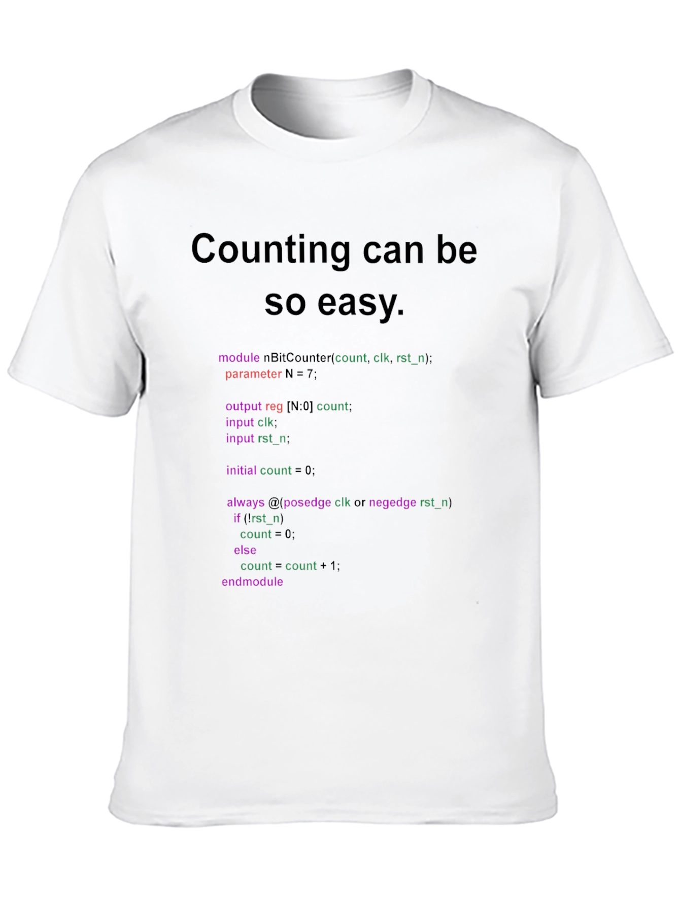 Counting Code Tee