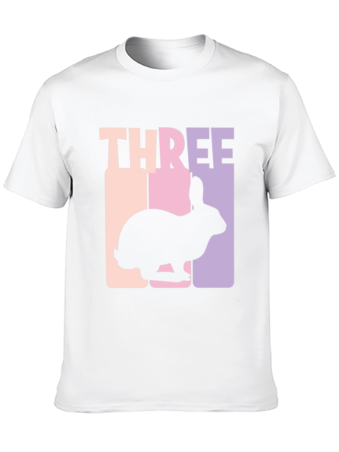 Three Bunny Birthday Shirt | Cute Rabbit Tee