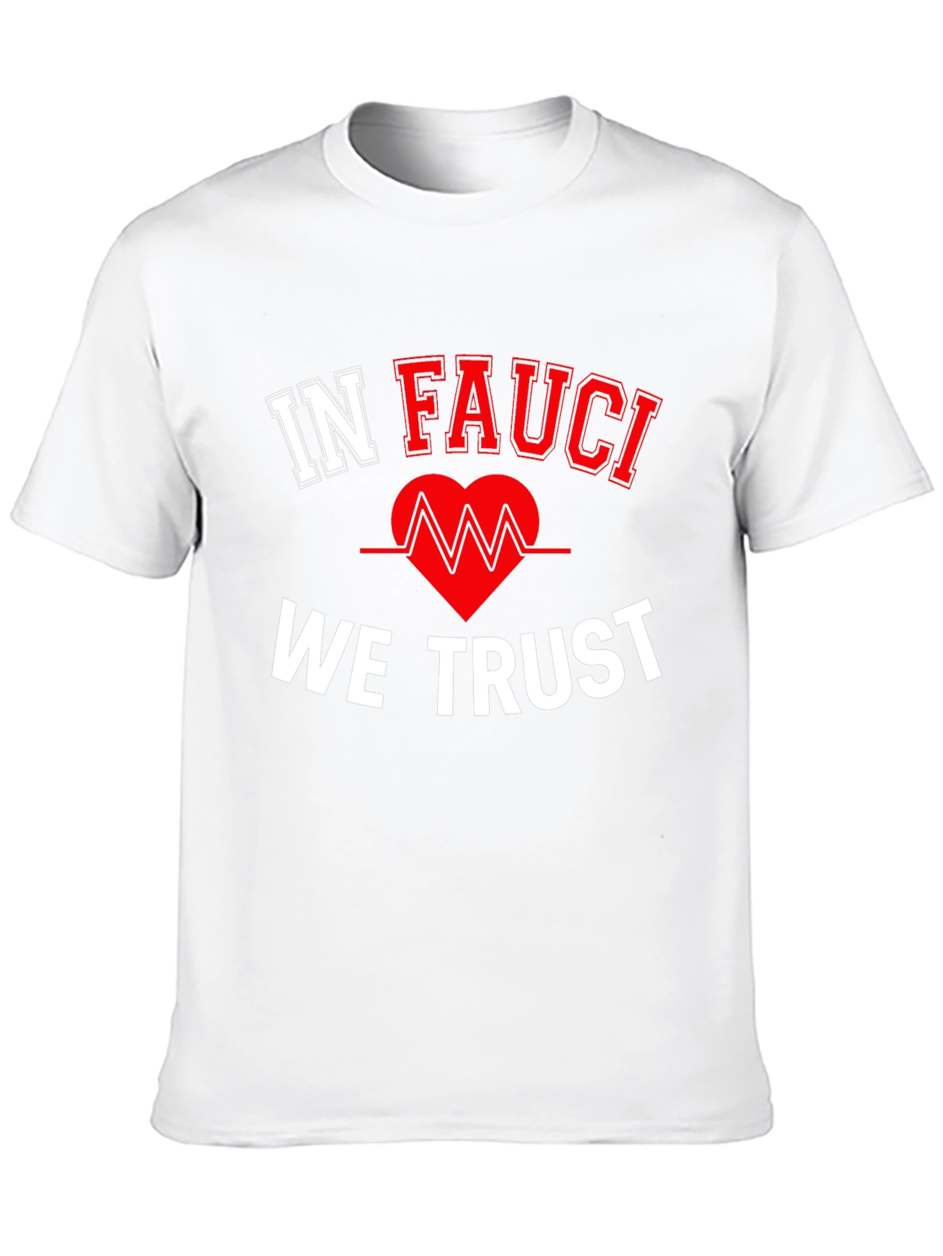 In Fauci We Trust Black T-Shirt