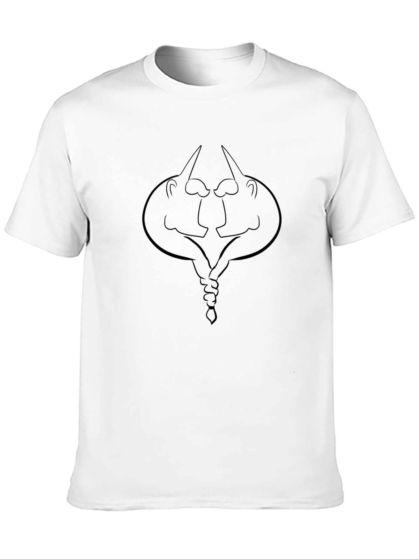 Abstract Line Art T-Shirt