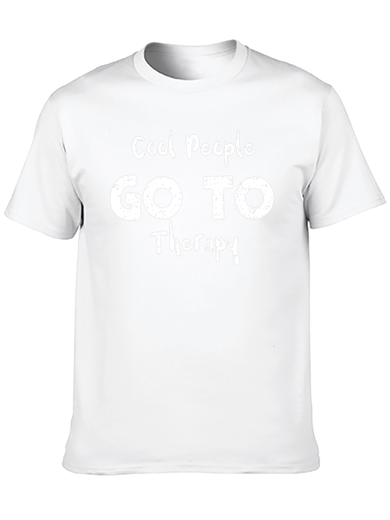 Cool People Go To Therapy Black T-Shirt