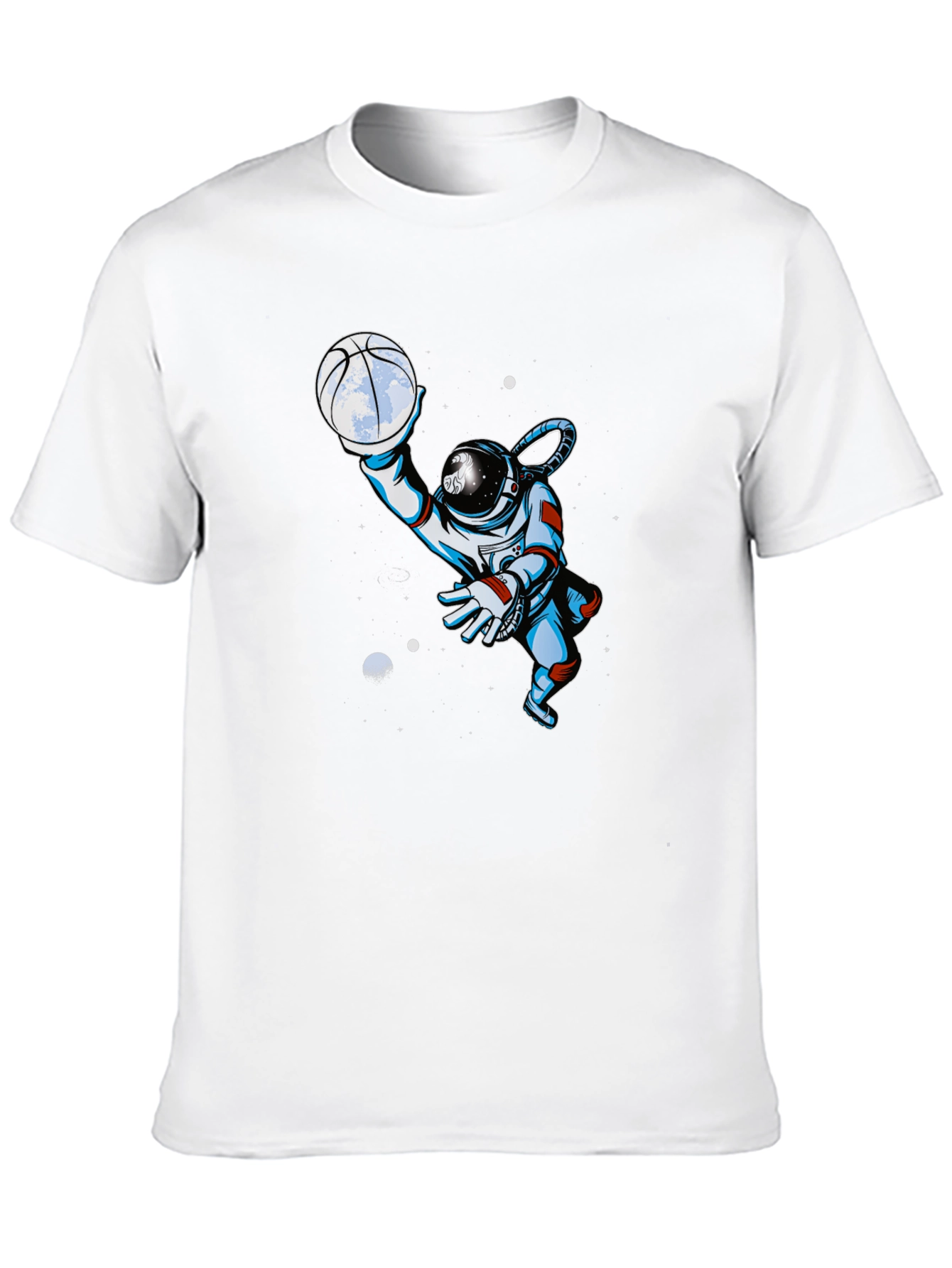 Astronaut Basketball T-Shirt - Space Dunk Style