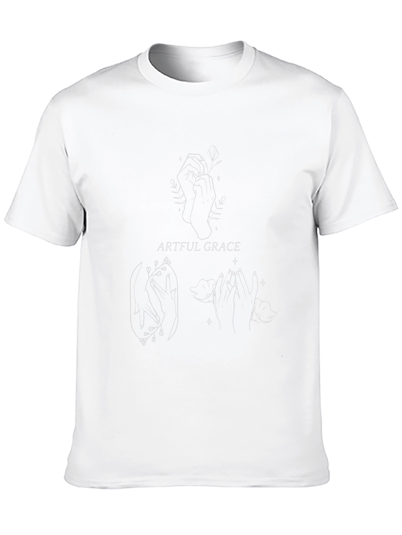 Artful Grace Black Graphic Tee