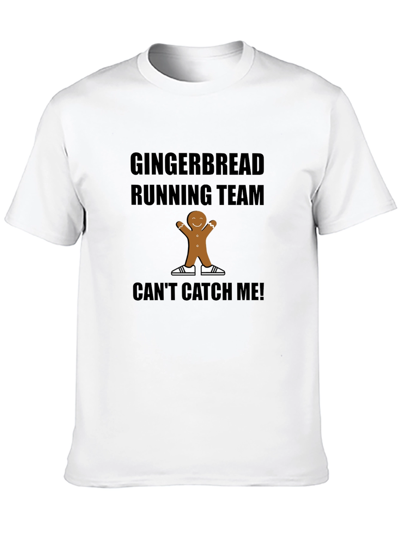 Gingerbread Running Team T-Shirt - Holiday Fun Run Apparel