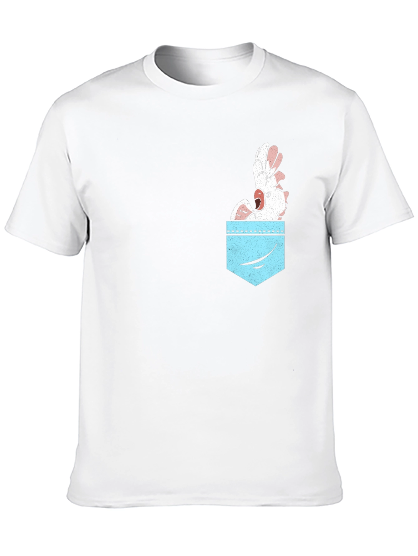 Cockatoo Pocket Graphic Tee - Bird Lovers Shirt