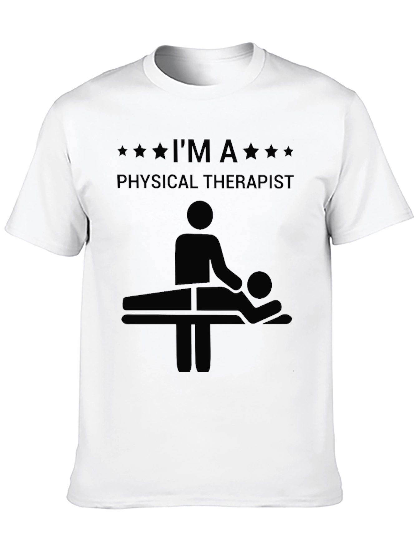 Physical Therapist Black Graphic T-Shirt