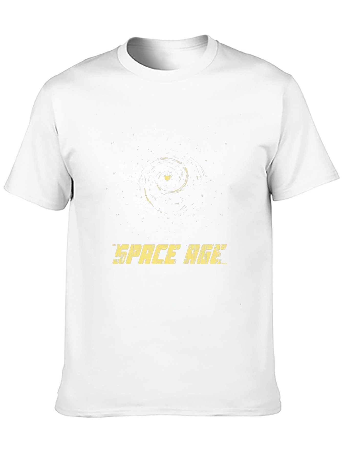 Space Age Black T-Shirt - Galaxy Graphic Tee