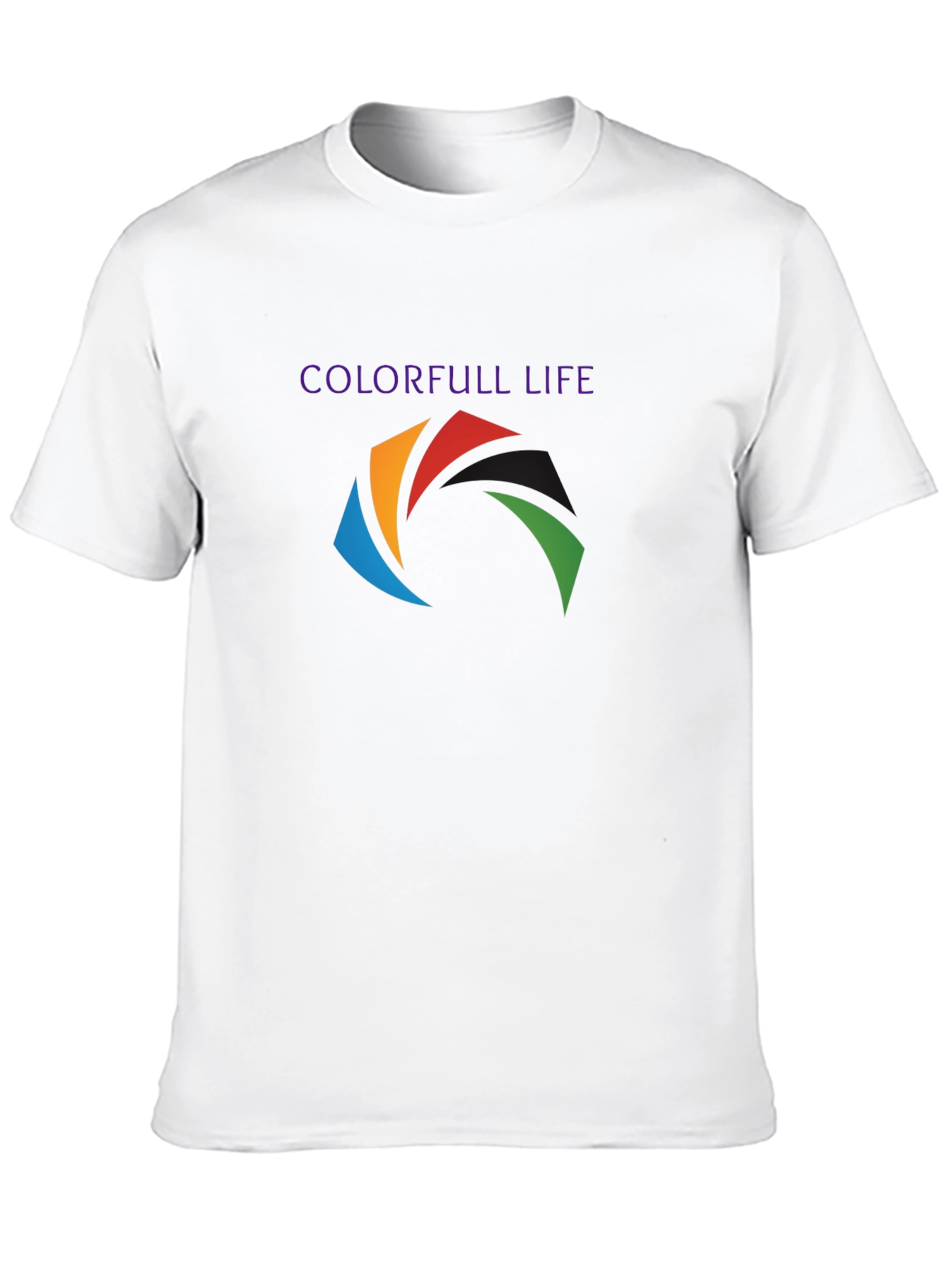 Colorful Life Graphic T-Shirt