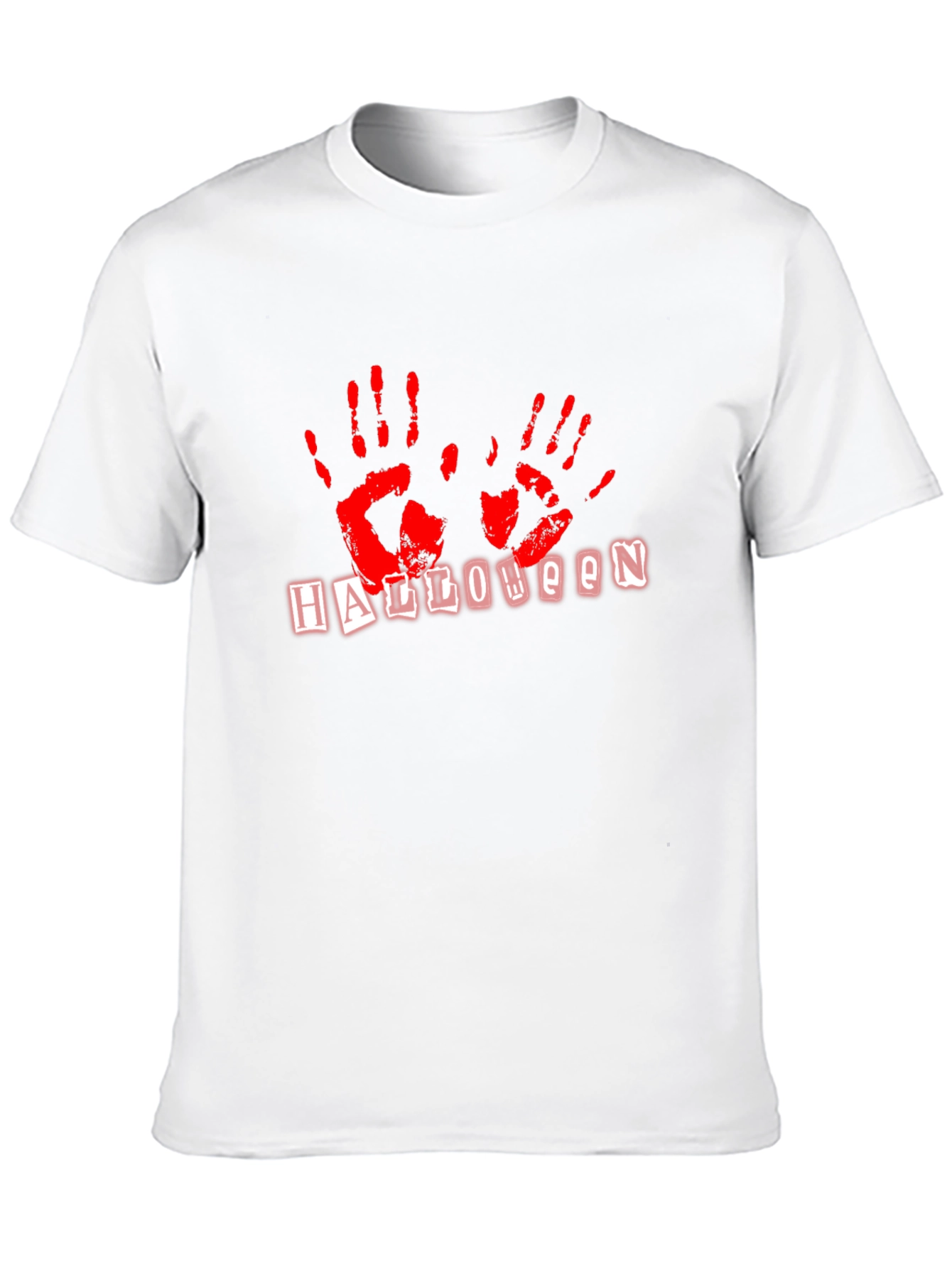 Halloween Handprint T-Shirt - Spooky Season Apparel