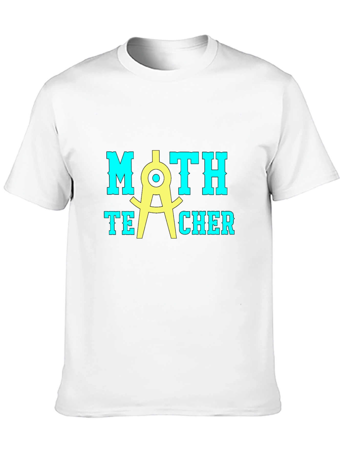 Math Teacher T-Shirt - Black Graphic Tee