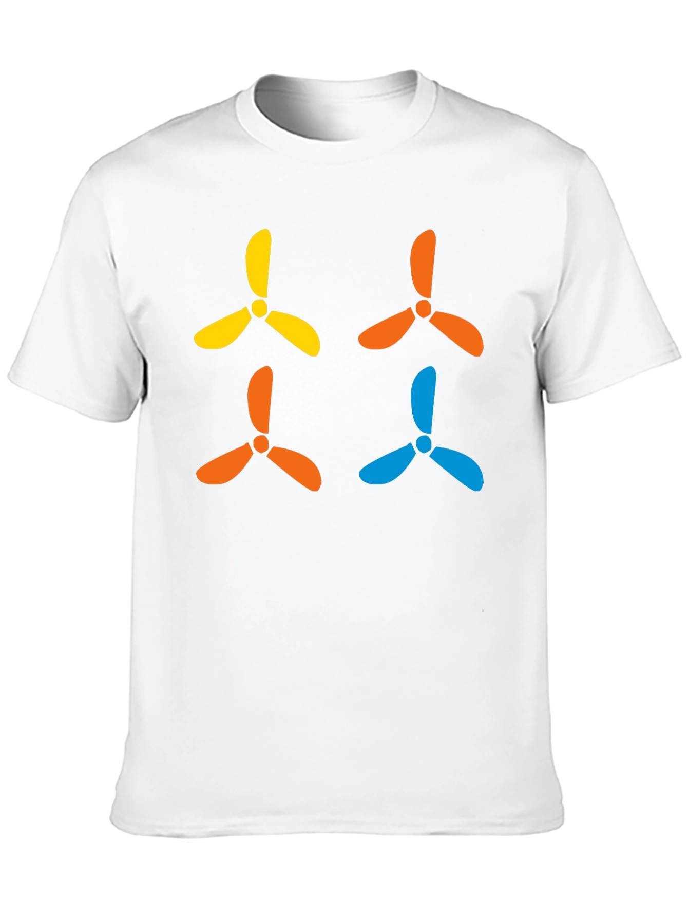 Funky Propeller T-Shirt - Black Cotton Tee