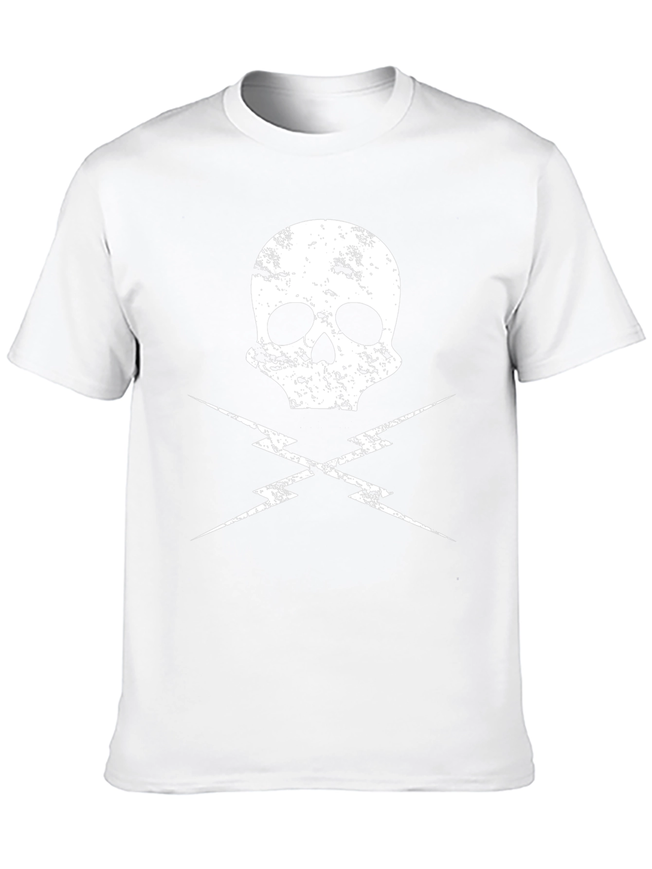 Skull & Lightning Bolt Graphic Tee