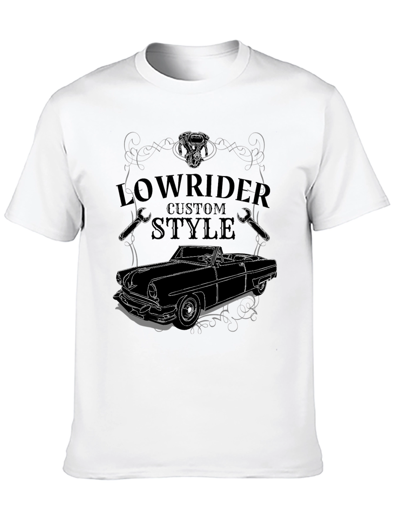 Lowrider Custom Style T-Shirt - Car Design