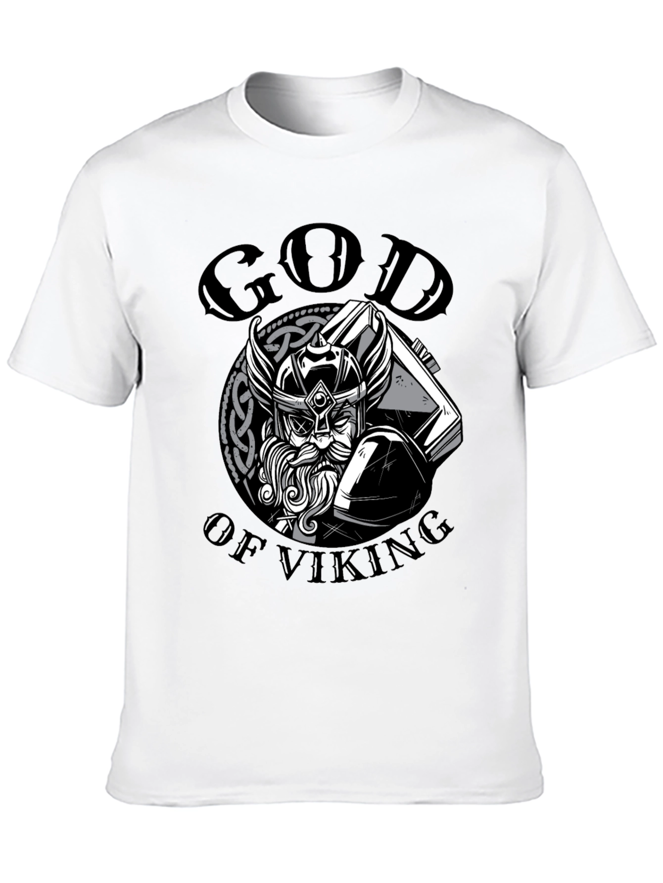 God of Viking T-Shirt - Black