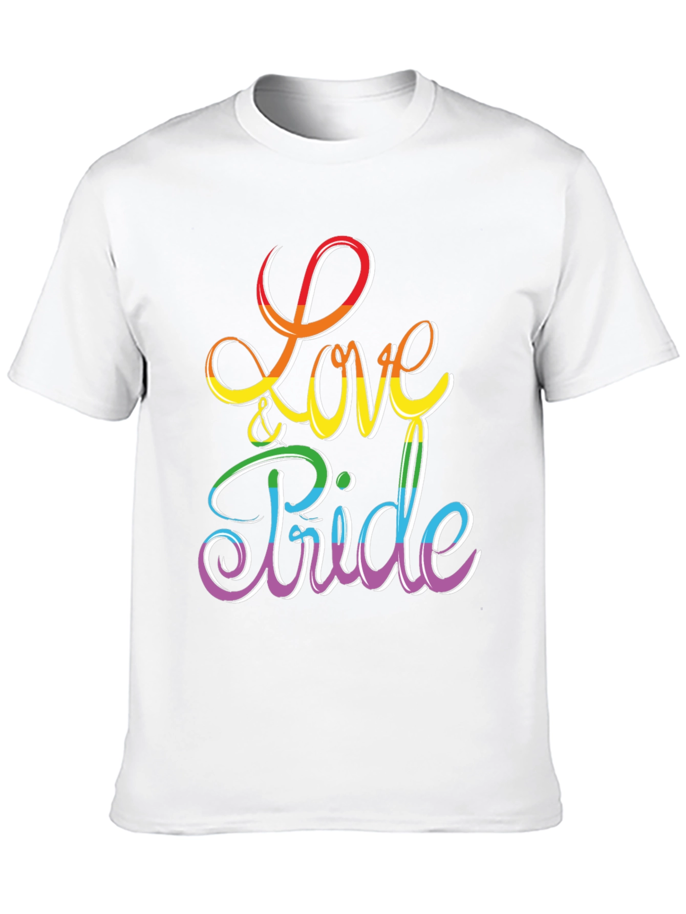 Love & Pride Rainbow Graphic Tee