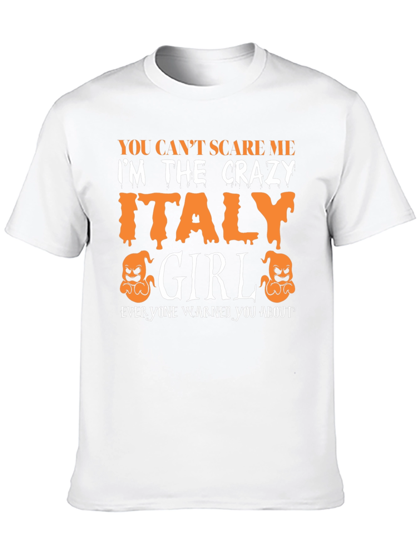 Crazy Italy Girl Halloween T-Shirt