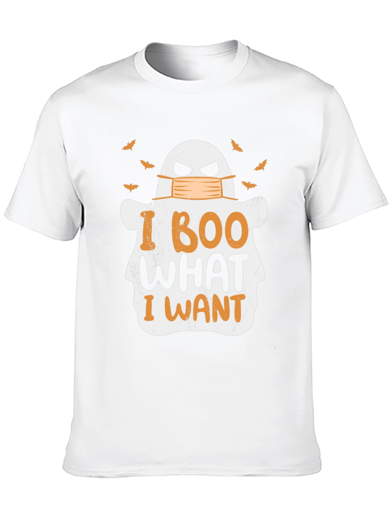 Halloween Ghost Boo Mask T-Shirt