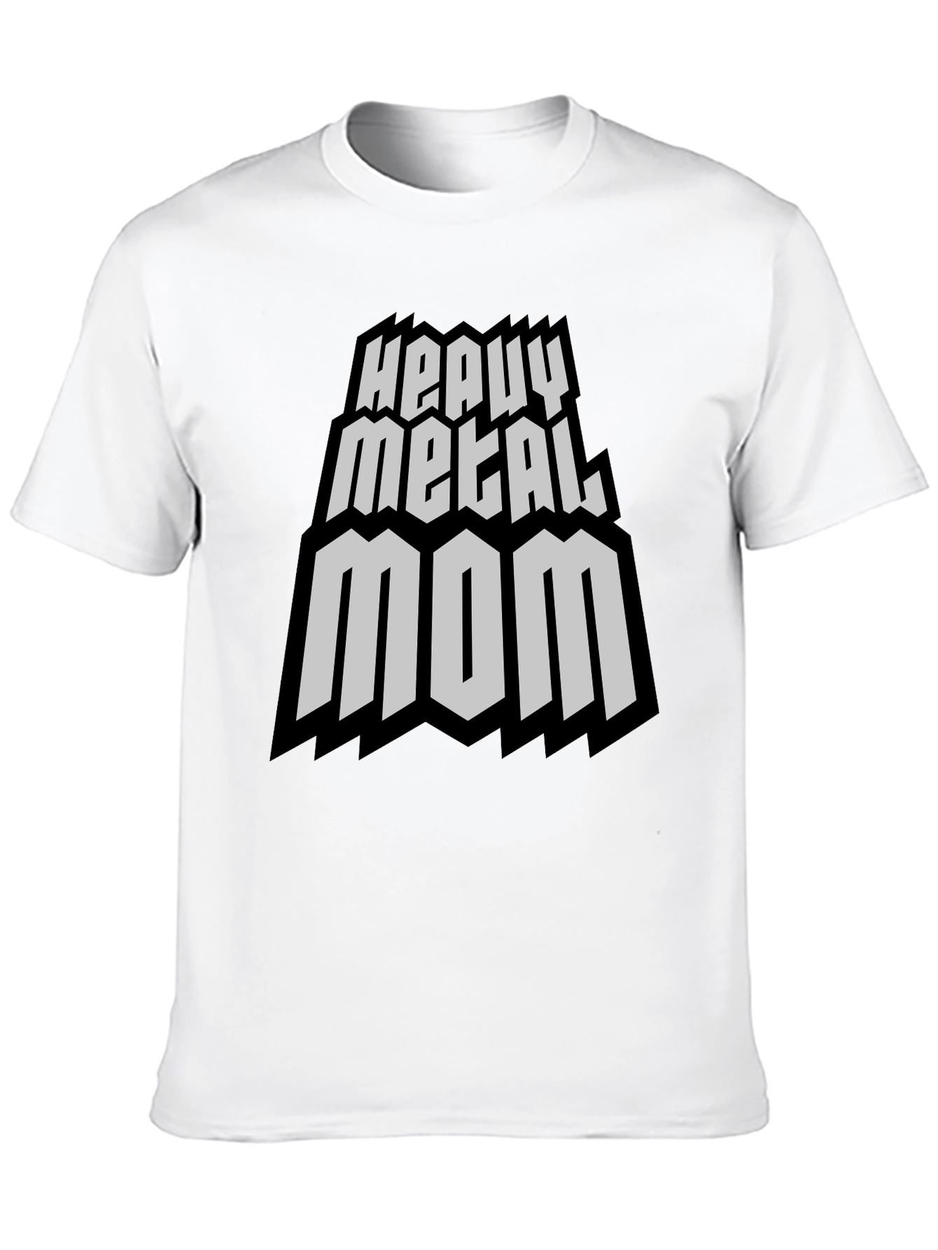 Heavy Metal Mom Graphic Tee - Rocker Style T-Shirt