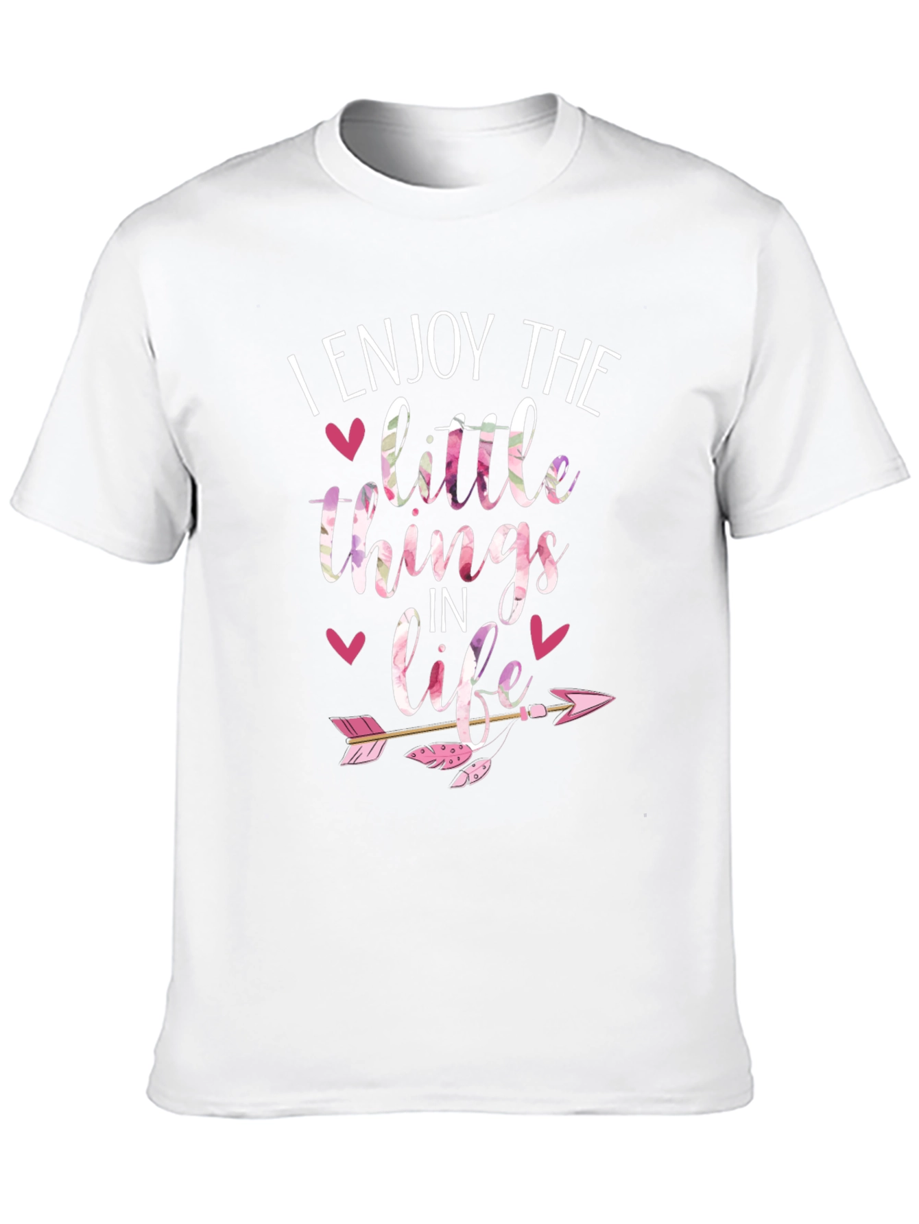 Enjoy the Little Things Black T-Shirt