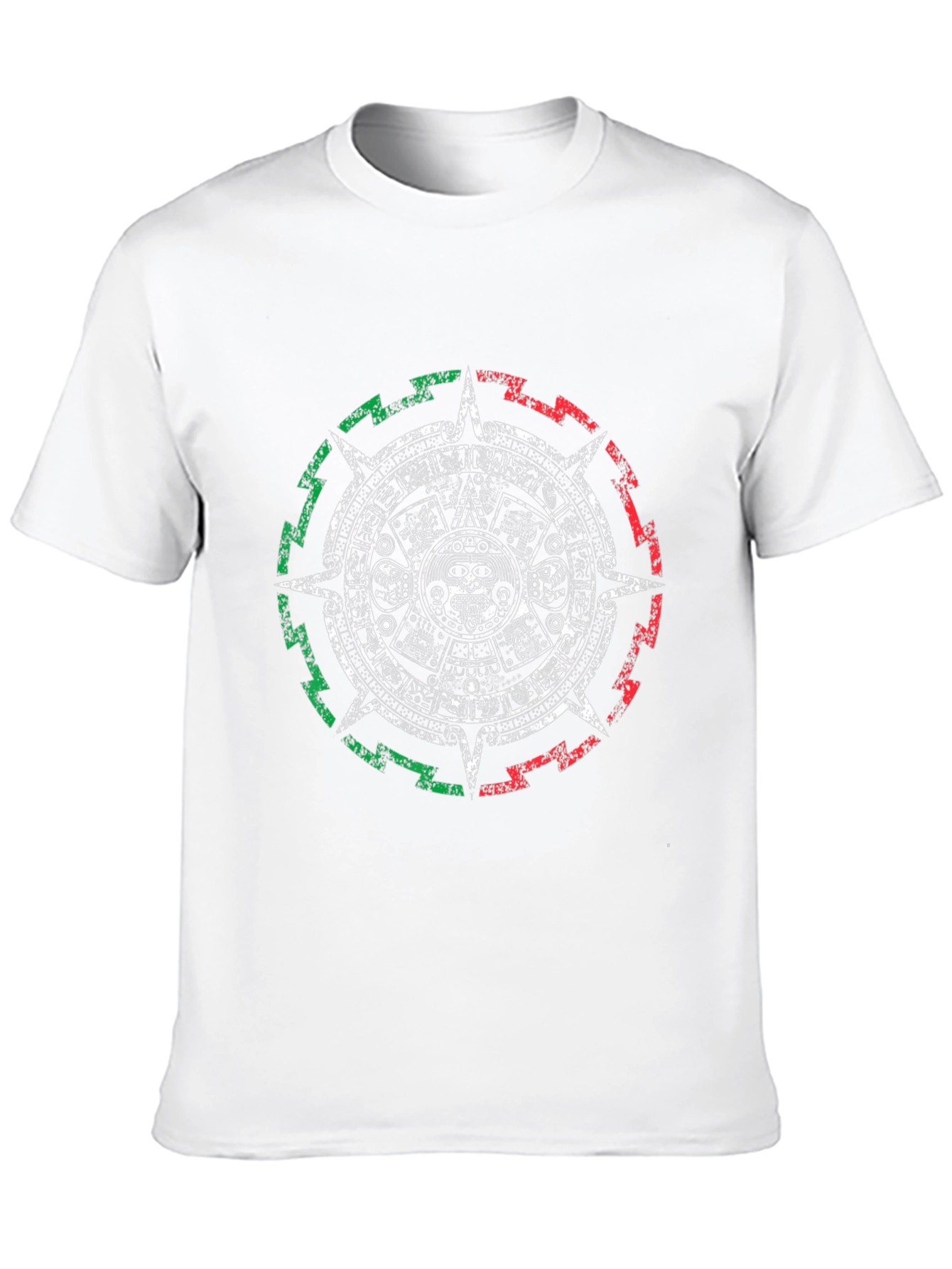Aztec Calendar Graphic Tee - Black