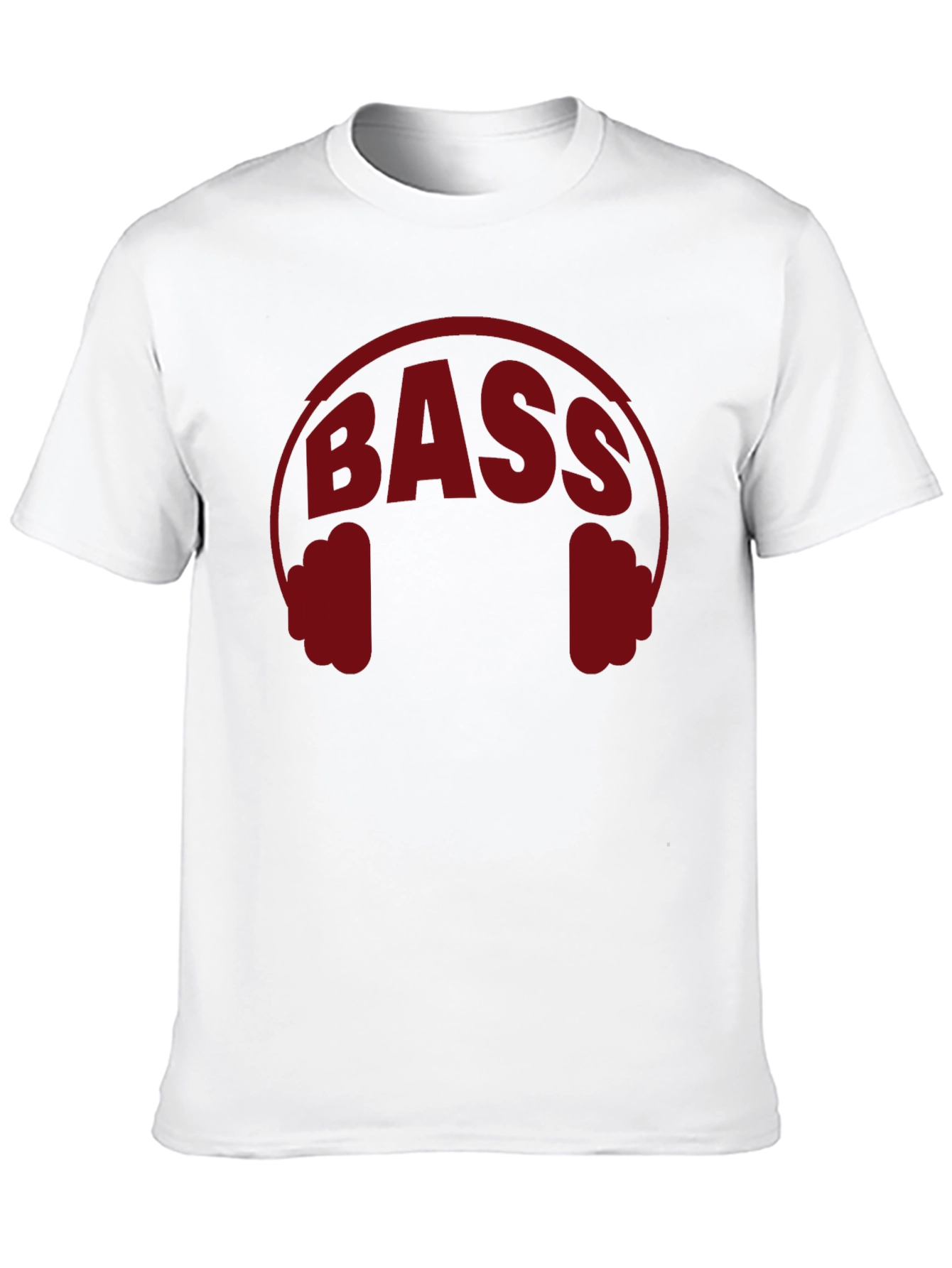 Bass Headphones Graphic Tee - Black Music Lover Shirt