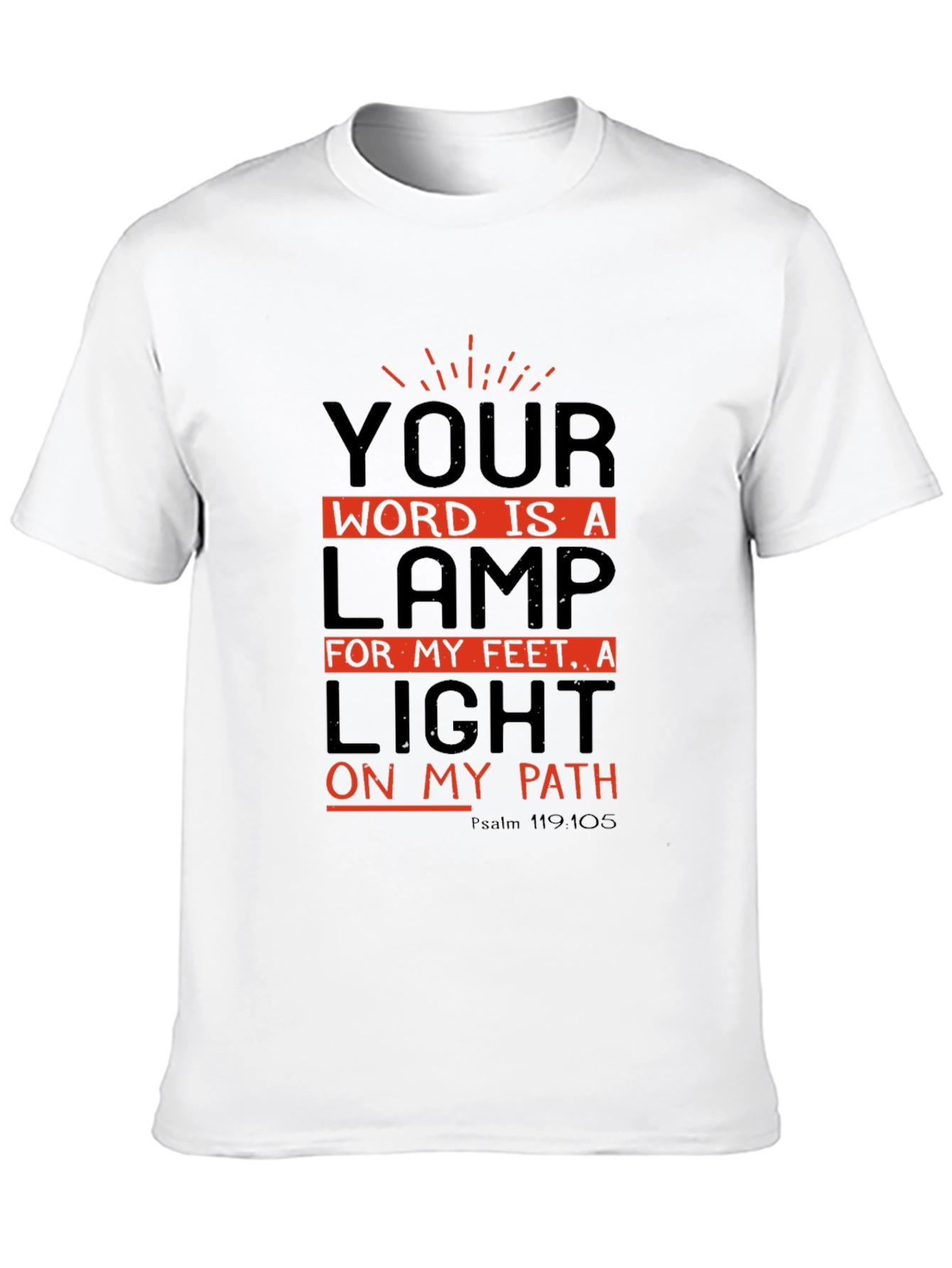 Faith-Inspired T-Shirt: Your Word is a Lamp