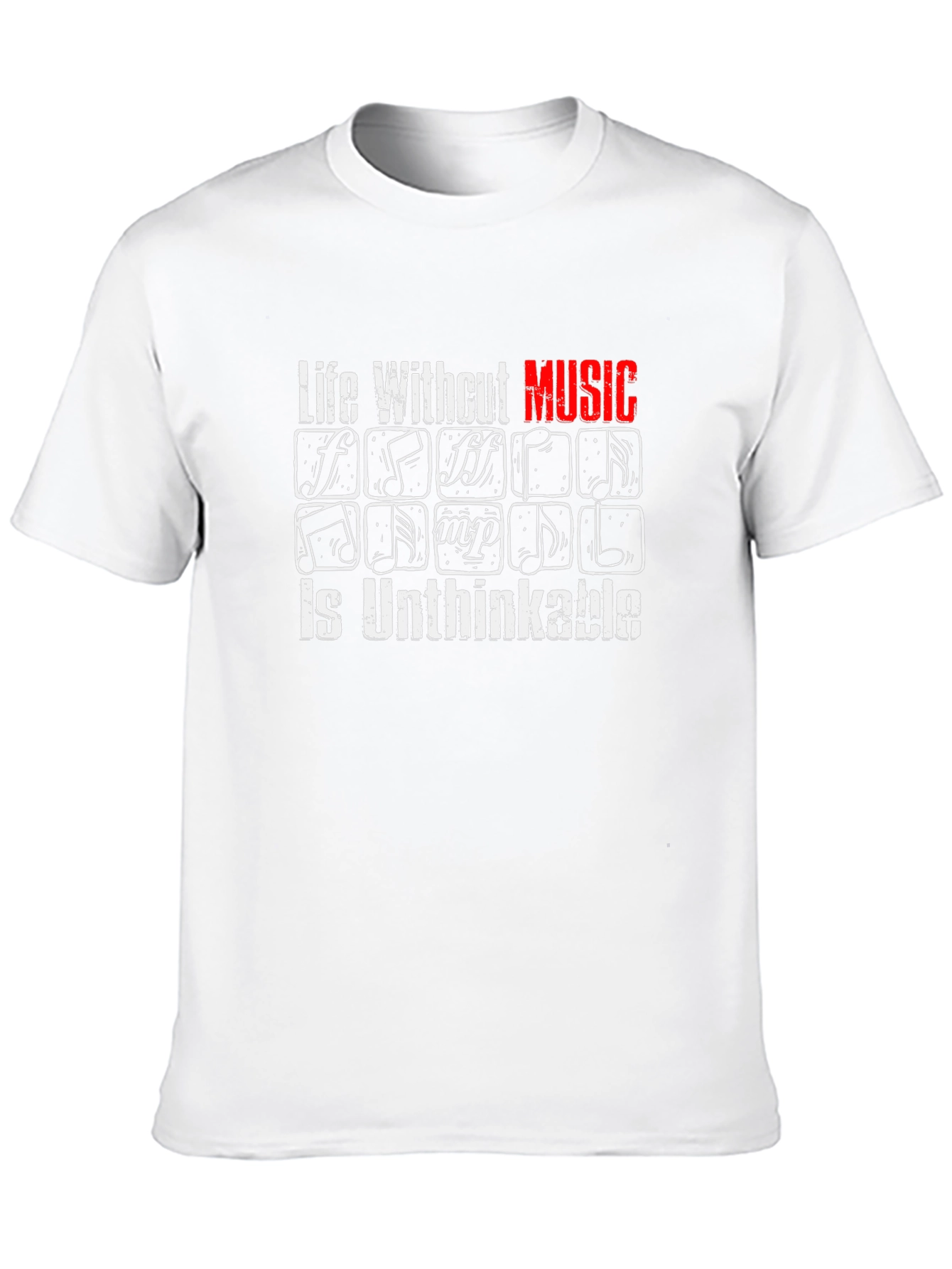 Life Without Music is Unthinkable Graphic Tee