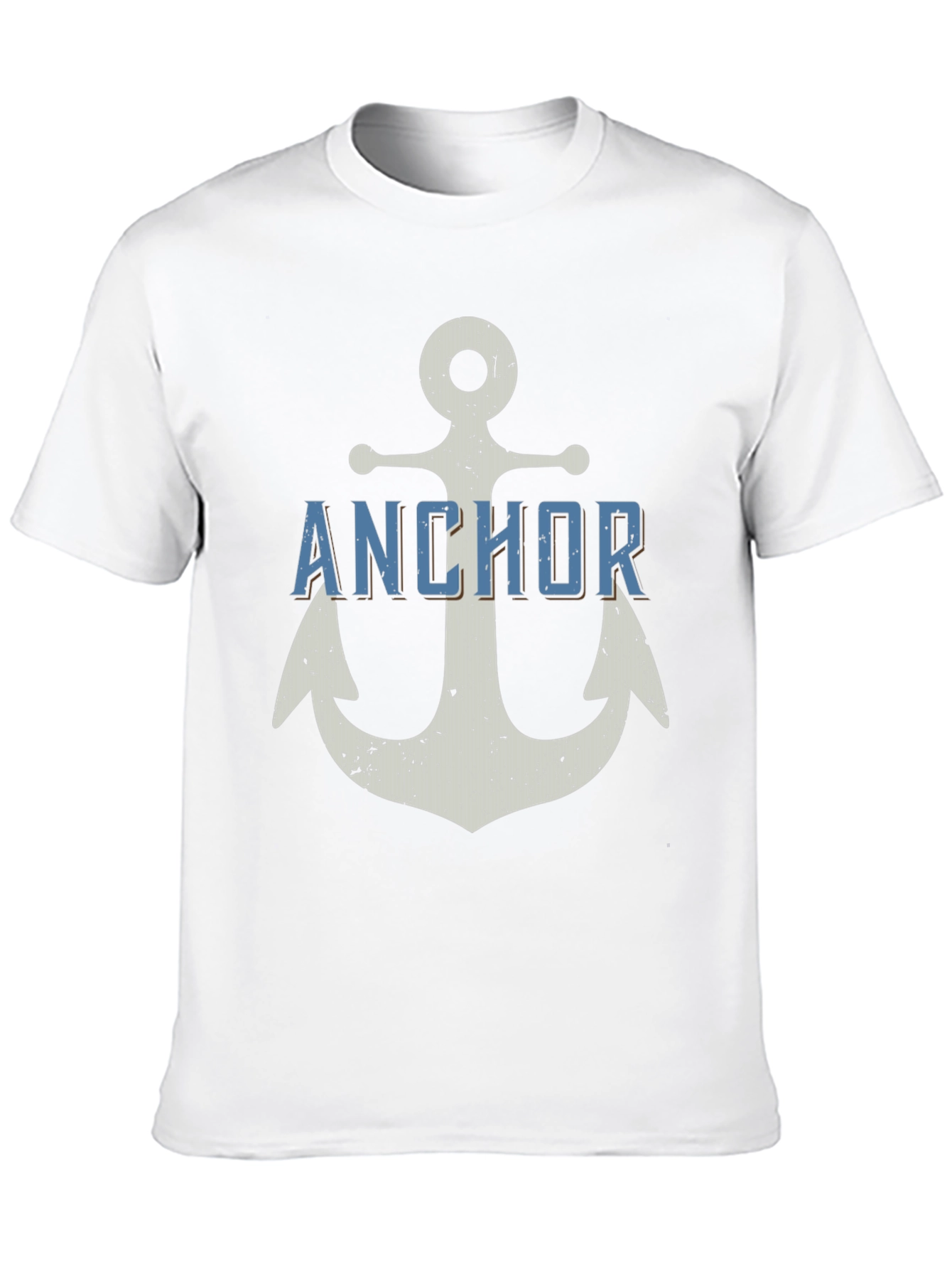 Anchor Graphic T-Shirt - Black Cotton Tee