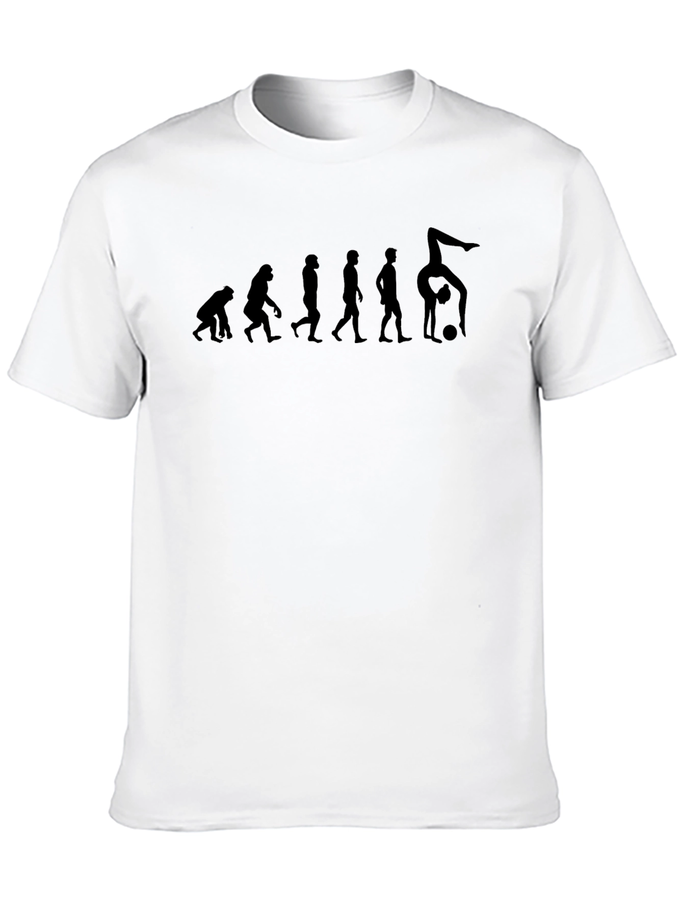 Evolution of Volleyball Black T-Shirt