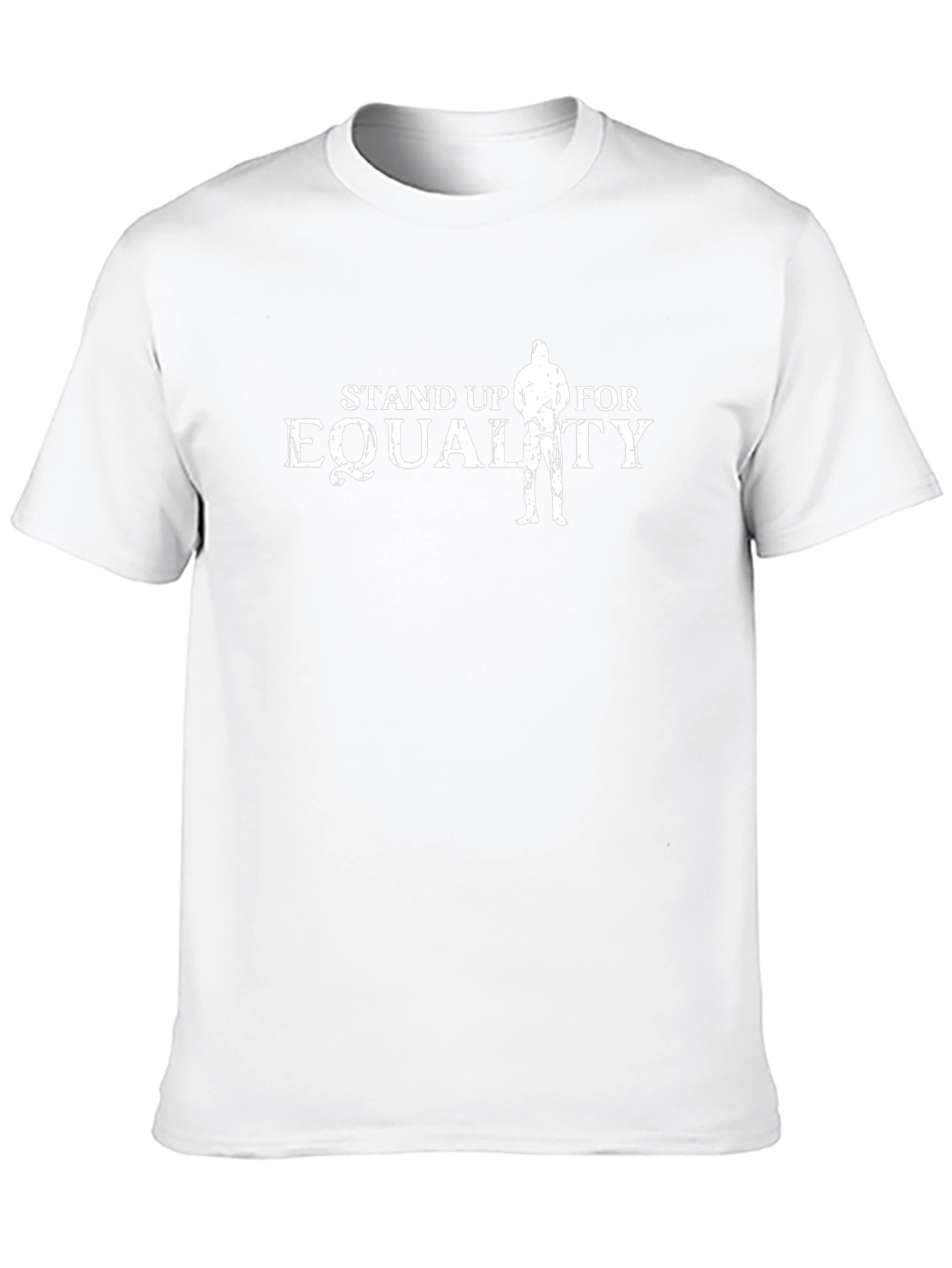 Stand Up For Equality Black Graphic T-Shirt