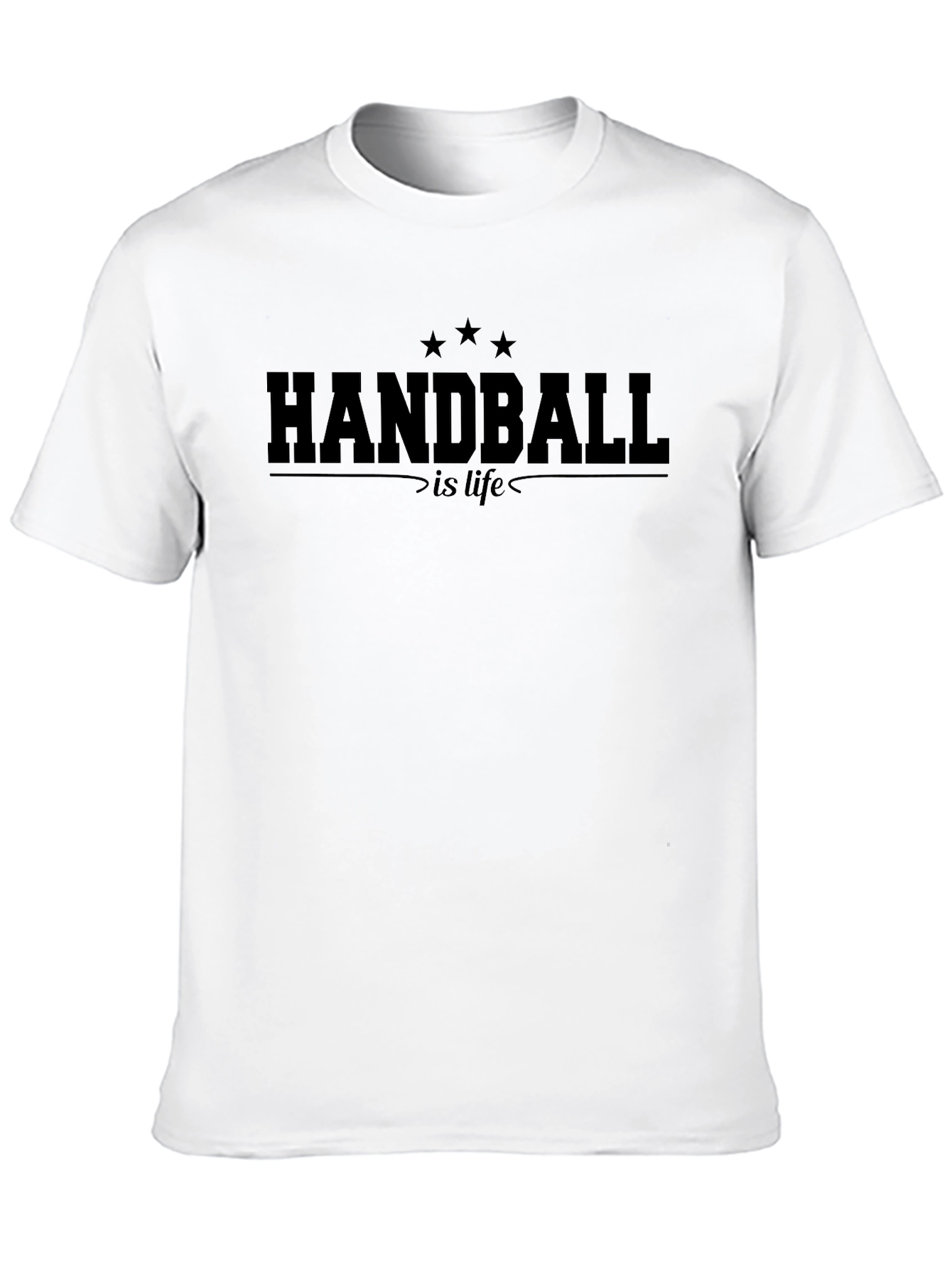 Handball is Life T-Shirt - Sporty Black Tee