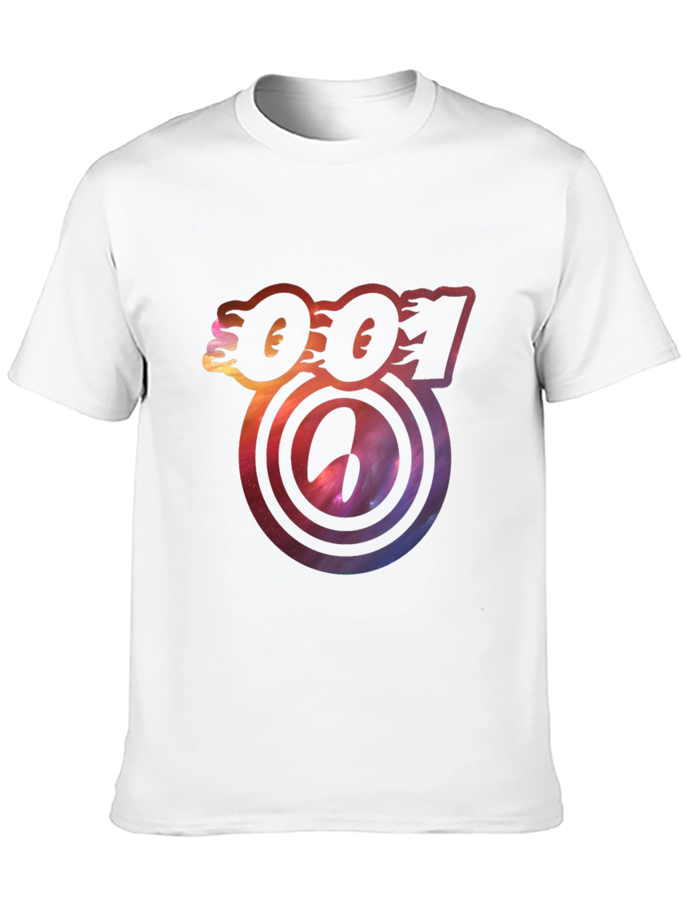 Bold 001 Graphic Print Black T-Shirt