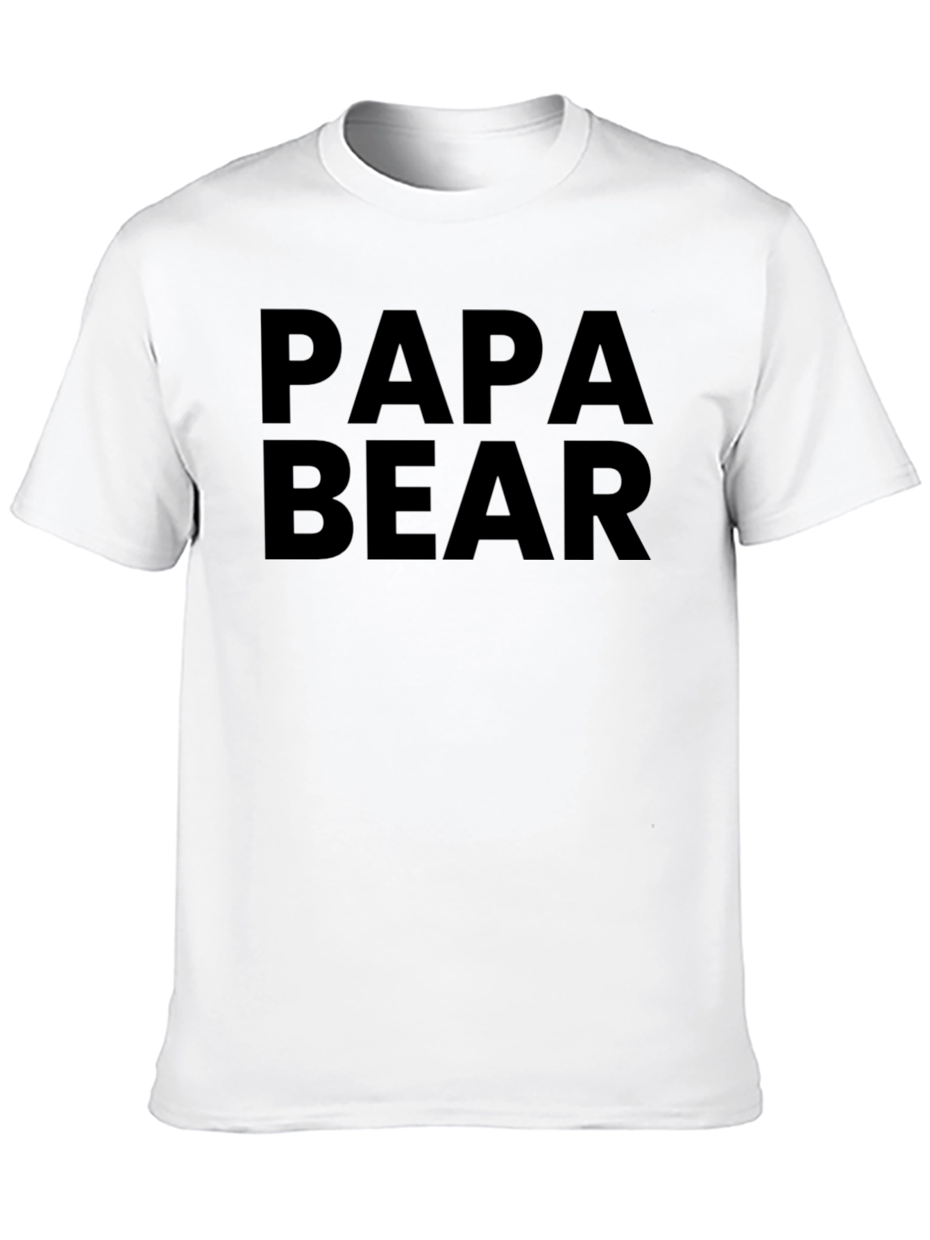 Papa Bear Graphic Tee - Soft Cotton Blend