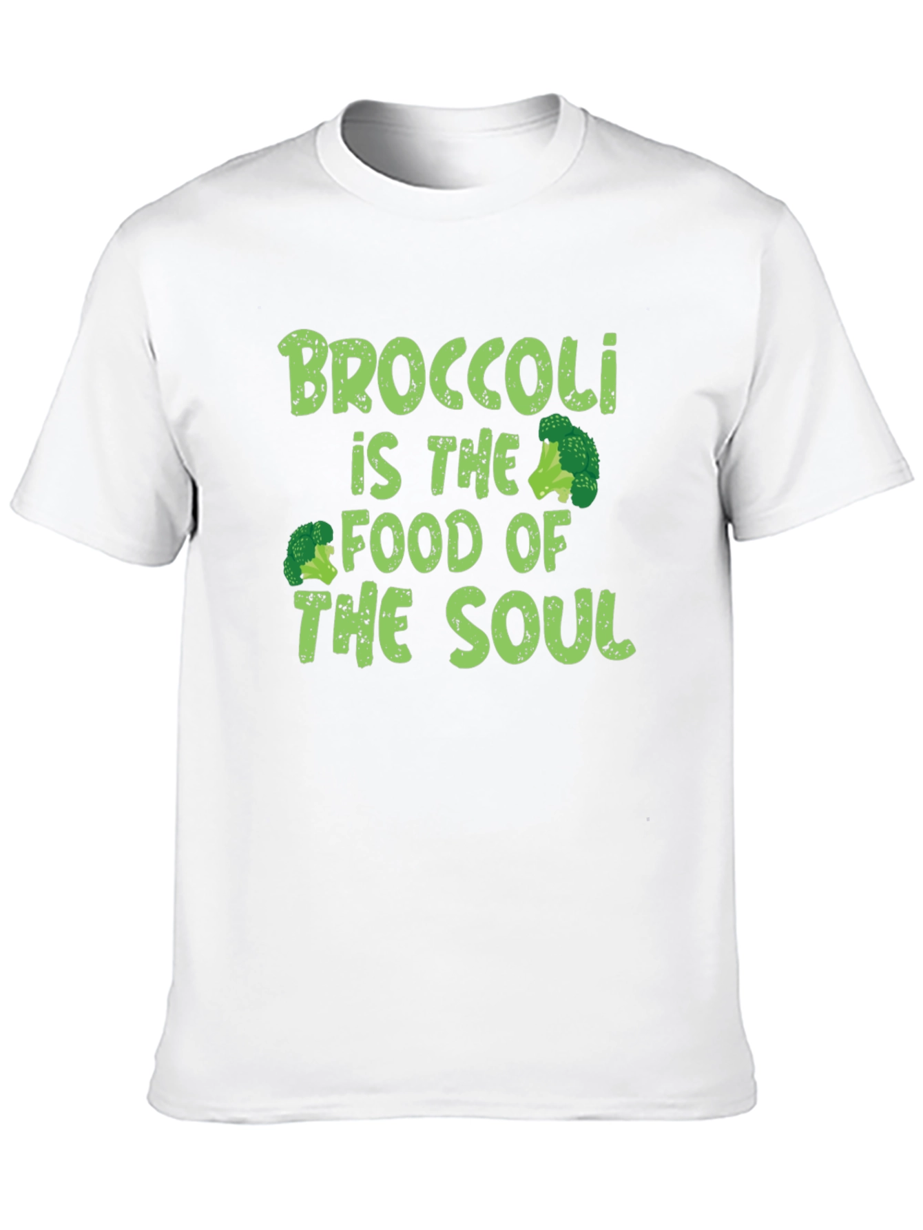 Broccoli is the Food of the Soul Black T-Shirt