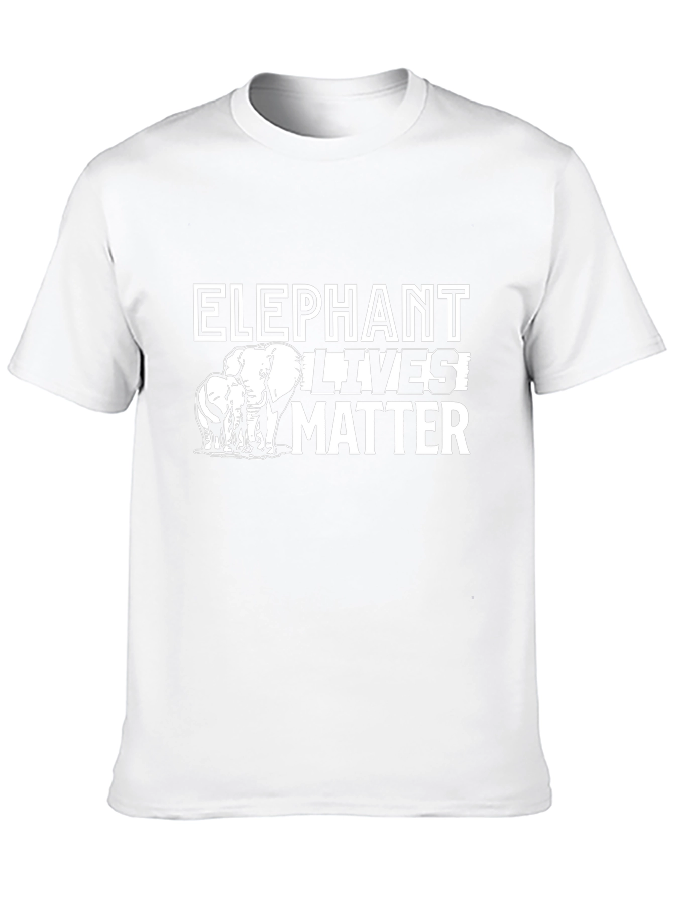 Elephant Lives Matter T-Shirt Animal Lover Tee