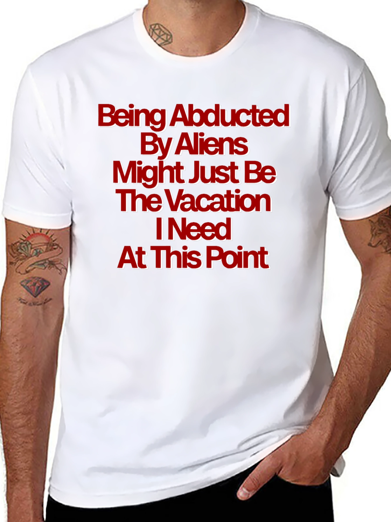Being Abducted by Aliens T-Shirt