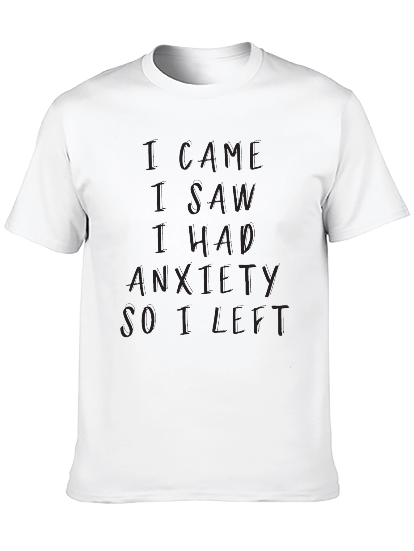 Anxiety Statement Graphic Tee Shirt