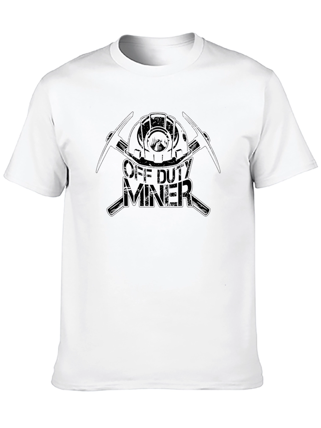 Off Duty Miner Black T-Shirt